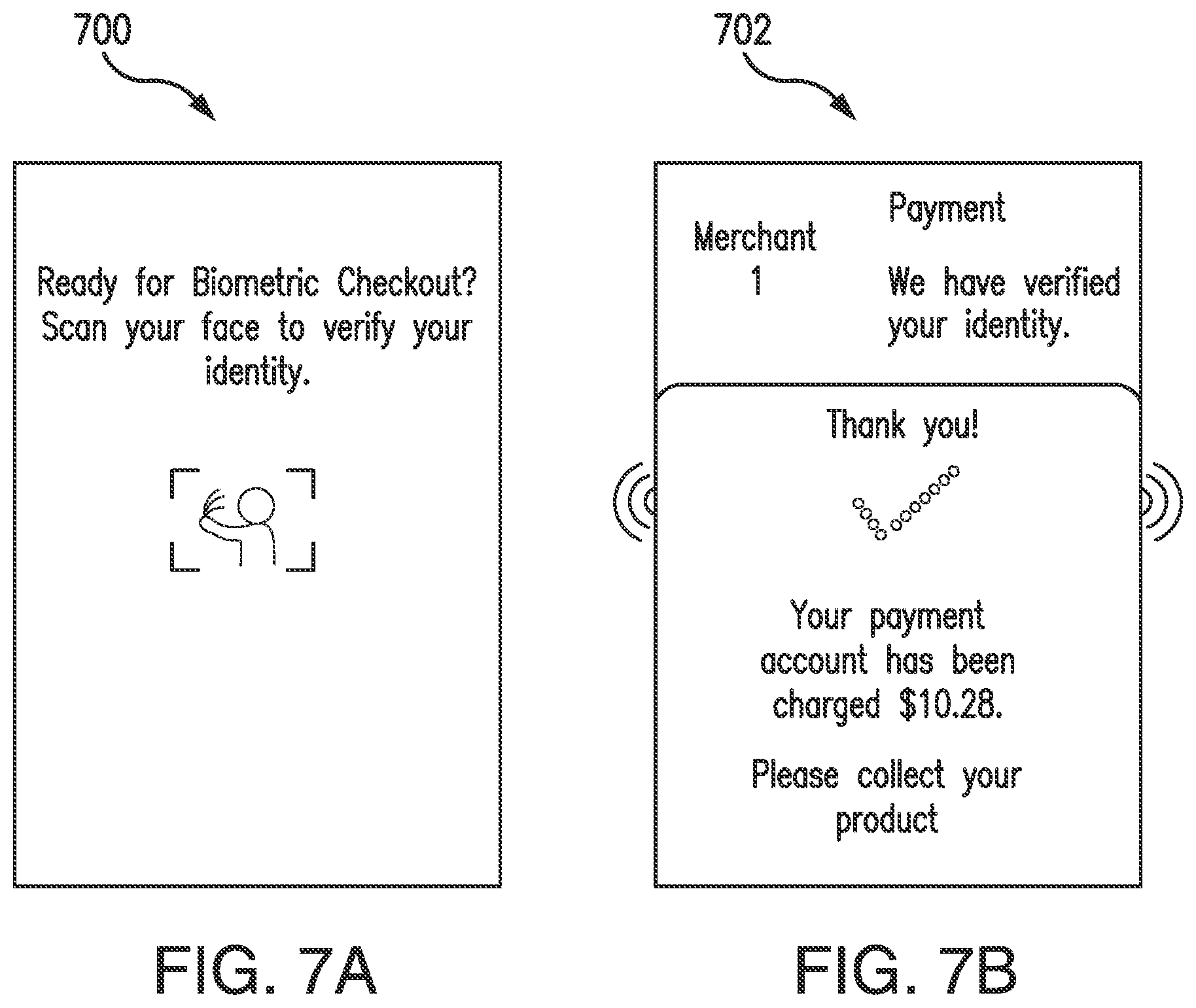 Patent US12567072 Figure 7 – Systems and methods for use in biometric-enabled network interactions