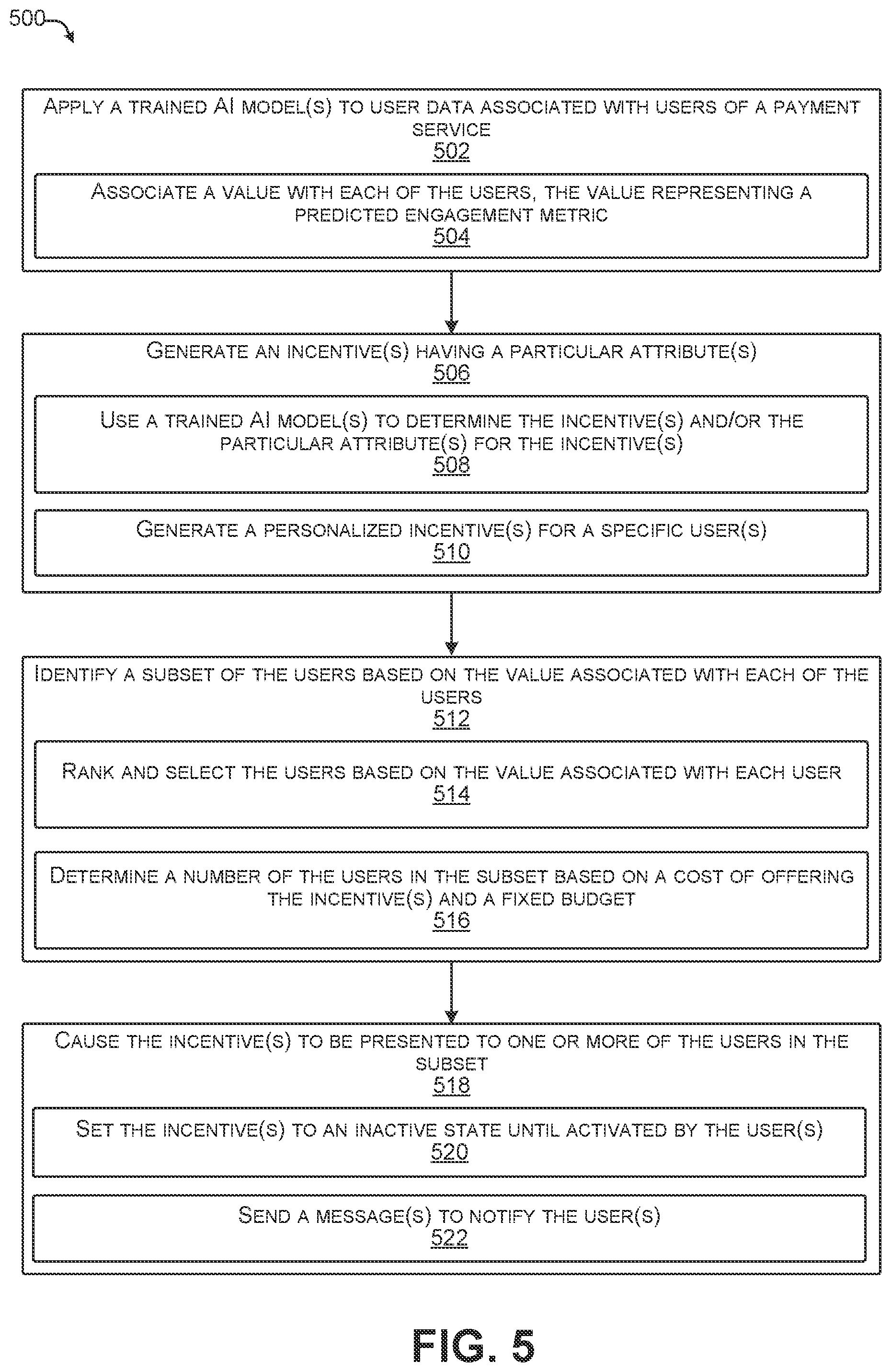 Patent US12567084 Figure 8 – Optimization of data presentation