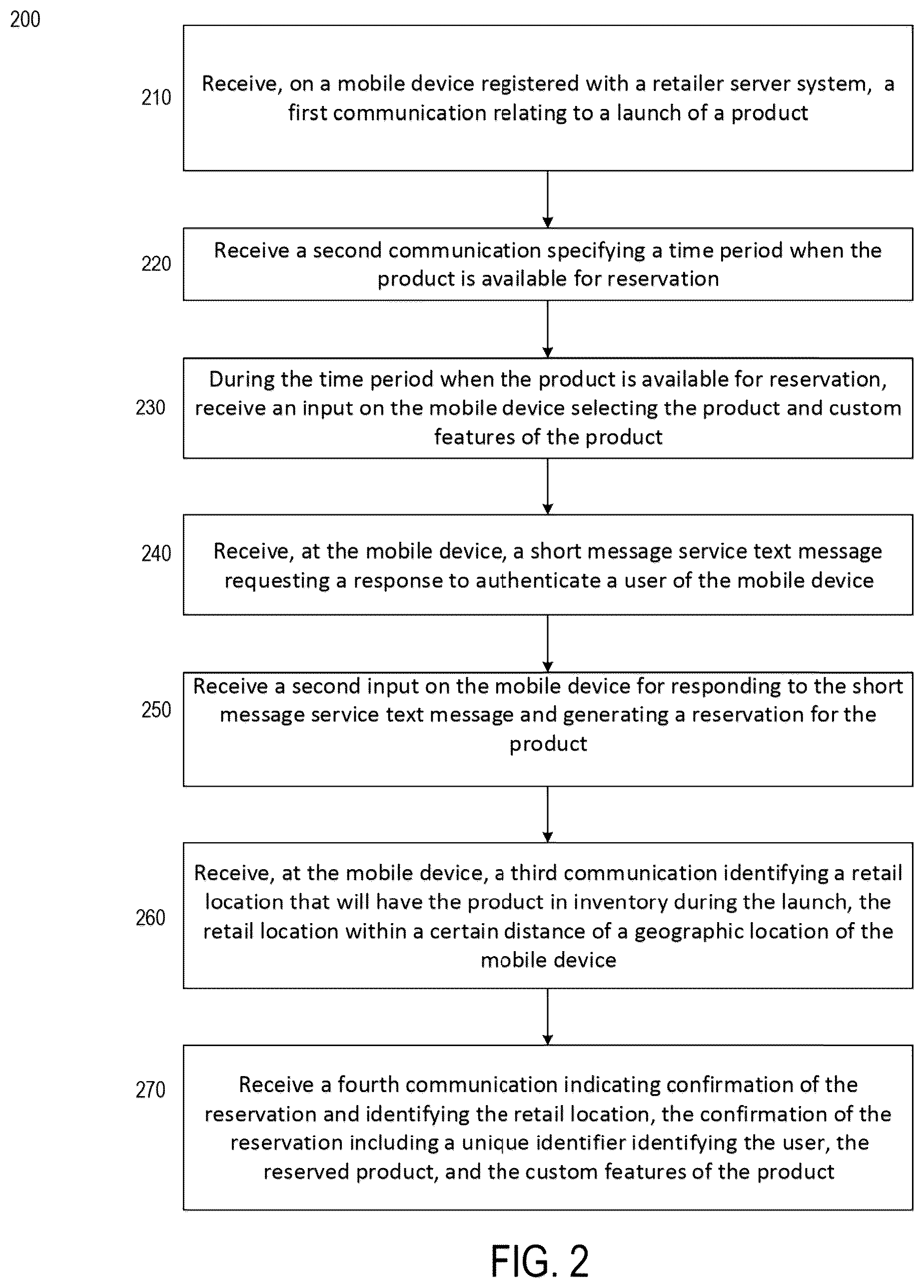 Patent US12567092 Figure 2 – Systems and techniques for computer-enabled geo-targeted product reservation for secure and authenticated online reservations