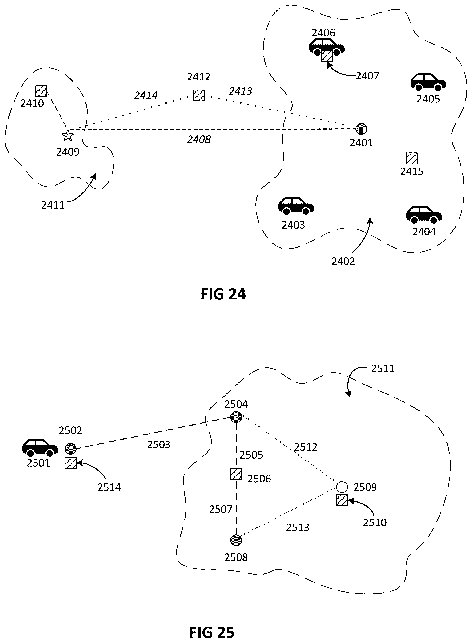 Patent US12567118 Figure 15 – Strategic opportunity charging for on-route electric vehicles