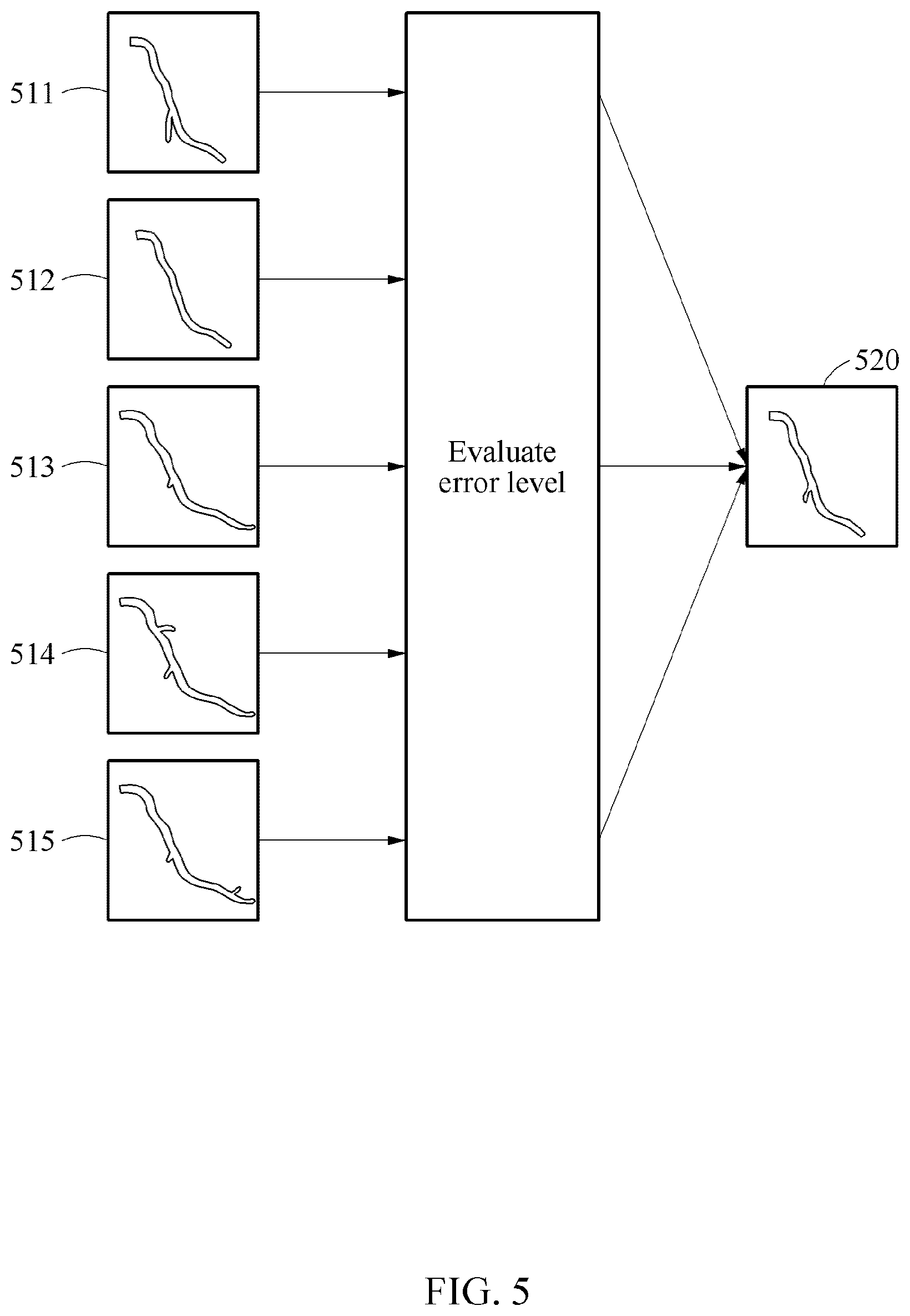 Patent US12567152 Figure 5 – Blood vessel image segmenting method and apparatus using plurality of prediction results