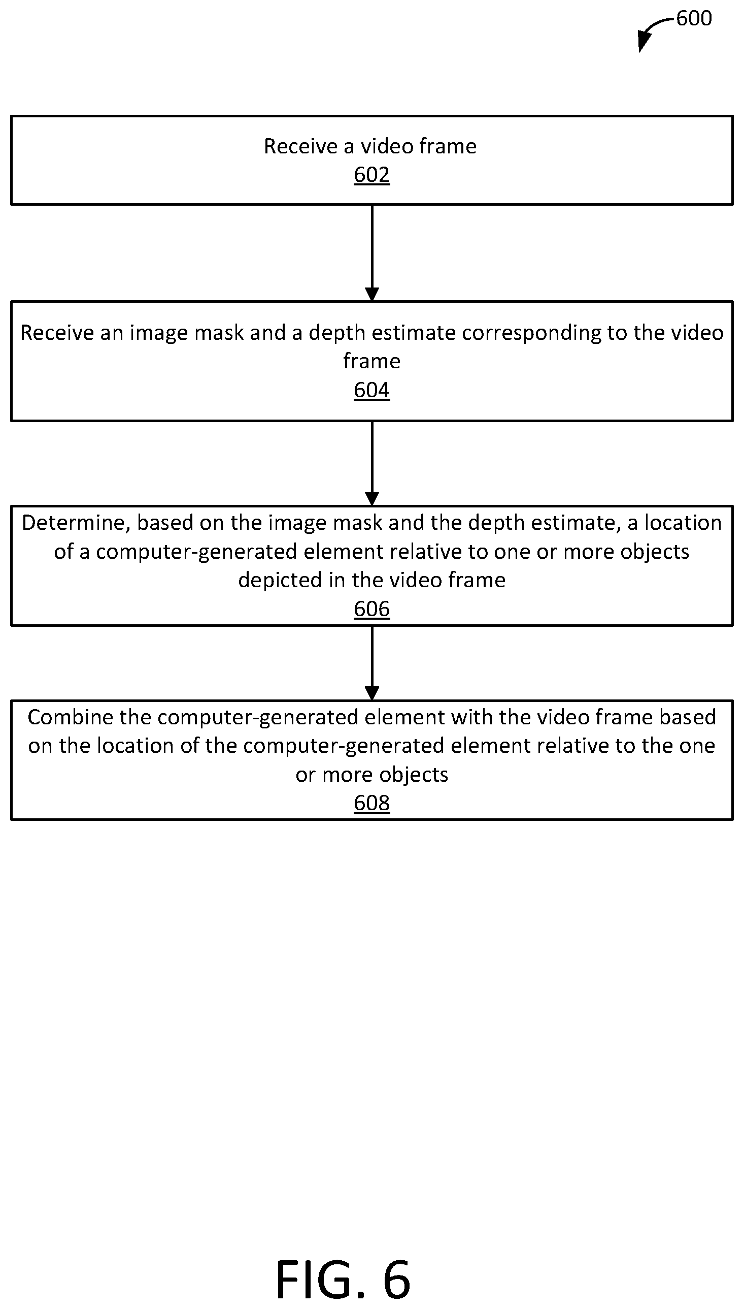 Patent US12567162 Figure 6 – Real-time matting system