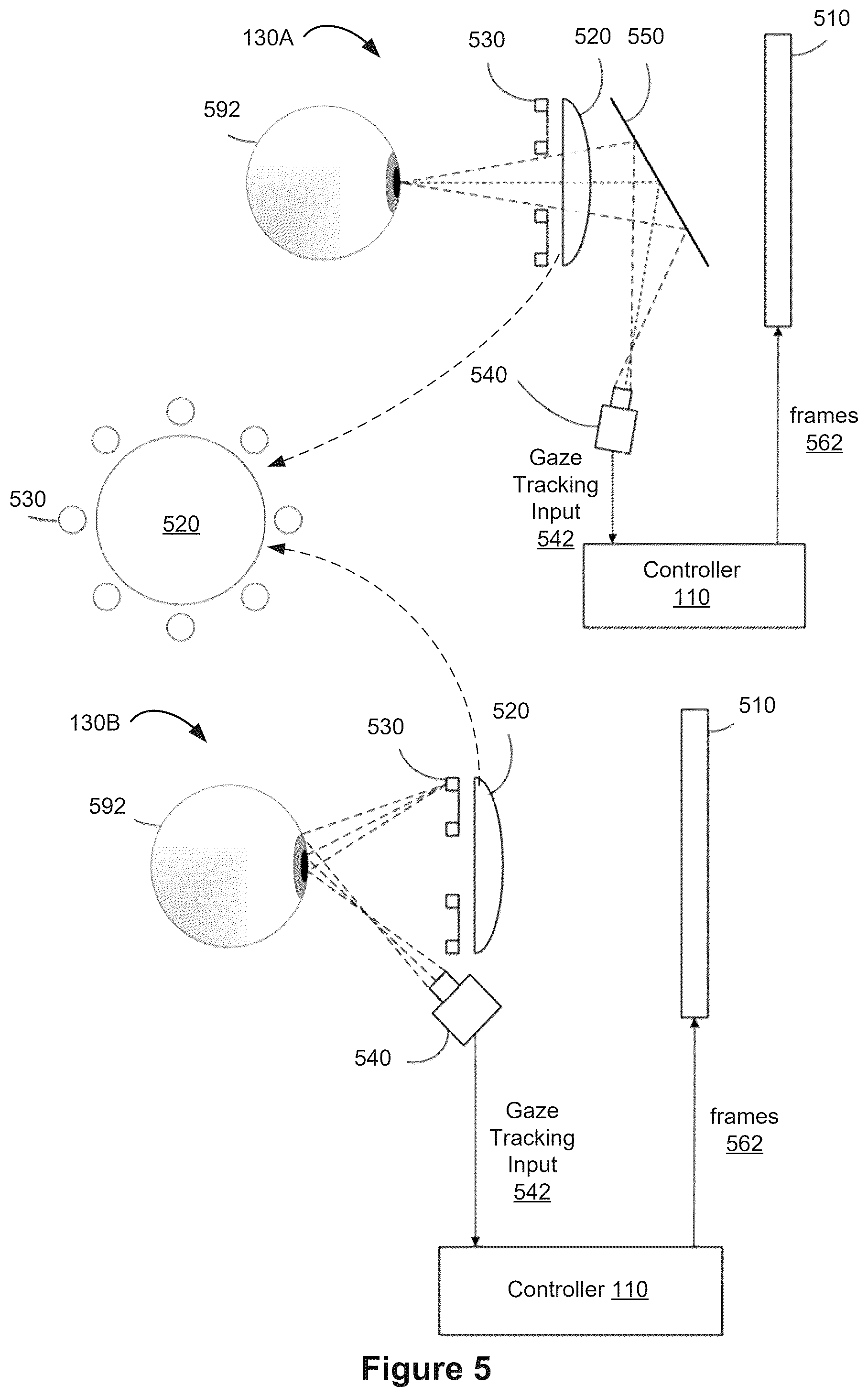 Patent US12567199 Figure 5 – Devices, methods, and graphical user interfaces for interacting with three-dimensional environments