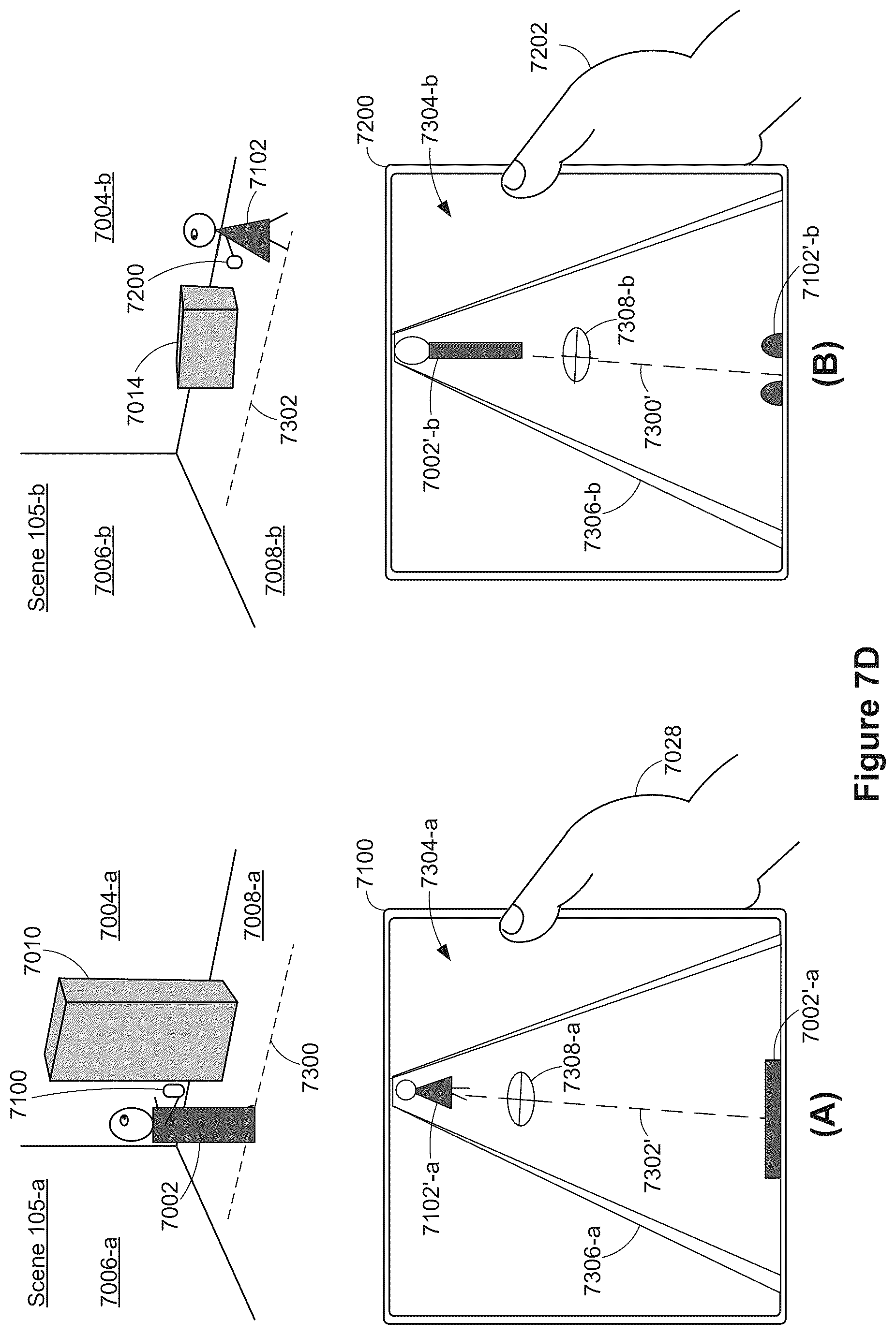 Patent US12567199 Figure 10 – Devices, methods, and graphical user interfaces for interacting with three-dimensional environments