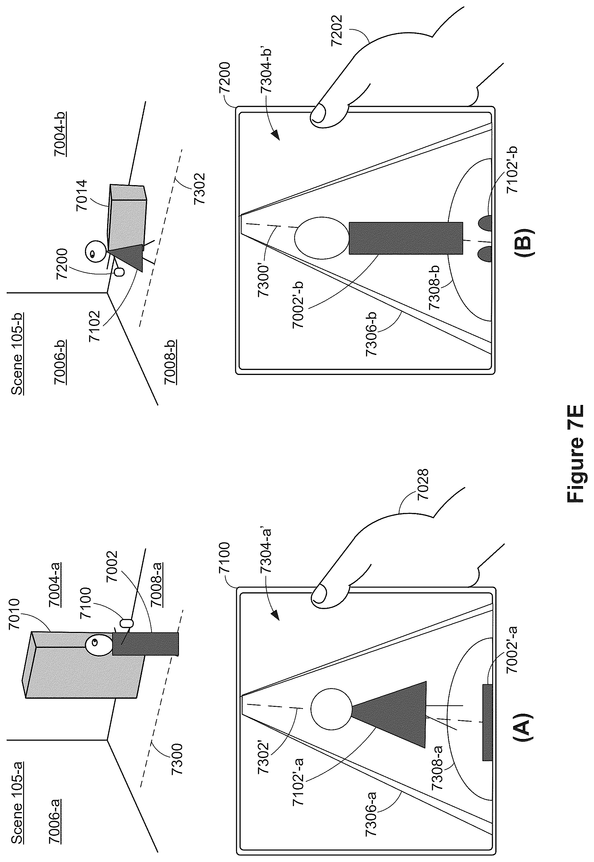 Patent US12567199 Figure 11 – Devices, methods, and graphical user interfaces for interacting with three-dimensional environments