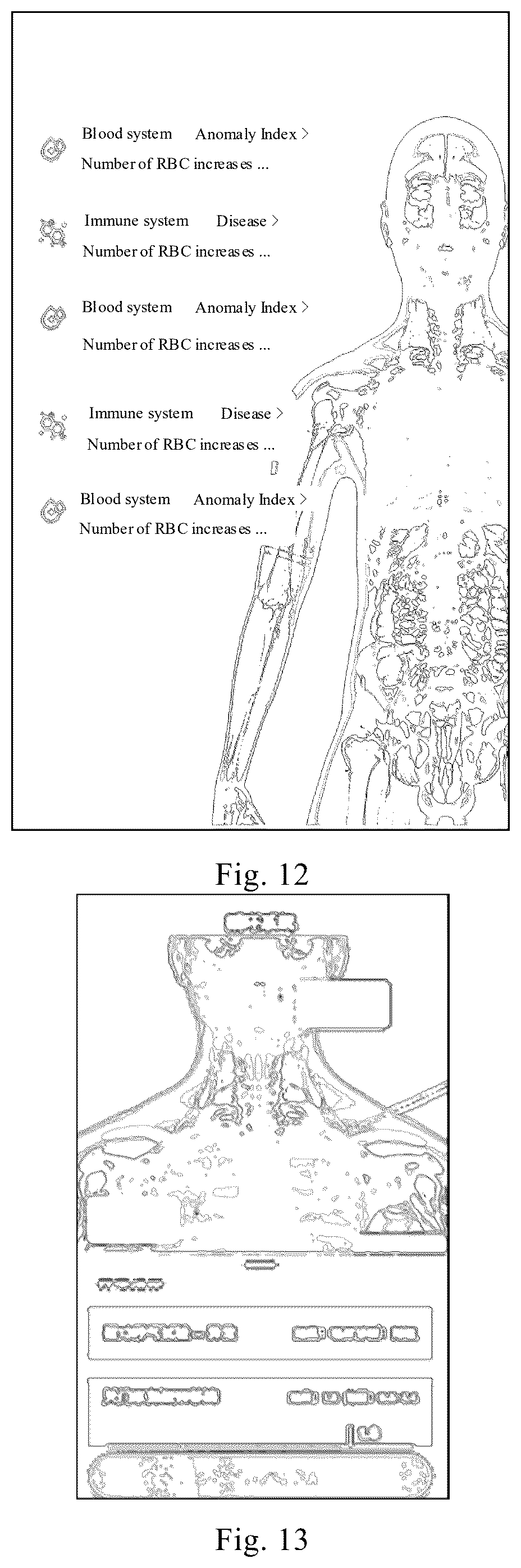 Patent US12567211 Figure 8 – Health management system, and human body information display method and human body model generation method applied to same