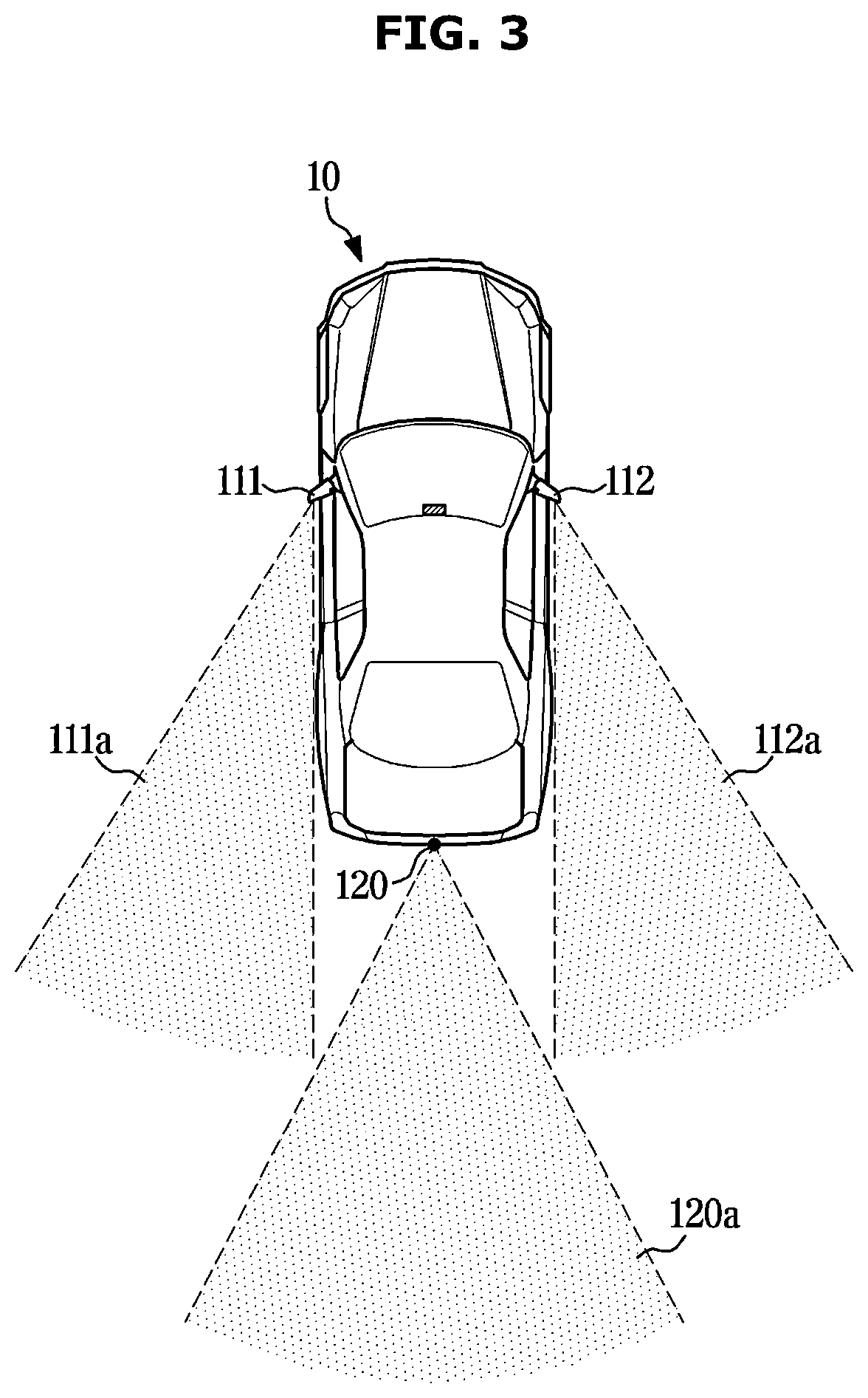 Patent US12567265 Figure 3 – Vehicle, control method thereof and camera monitoring apparatus