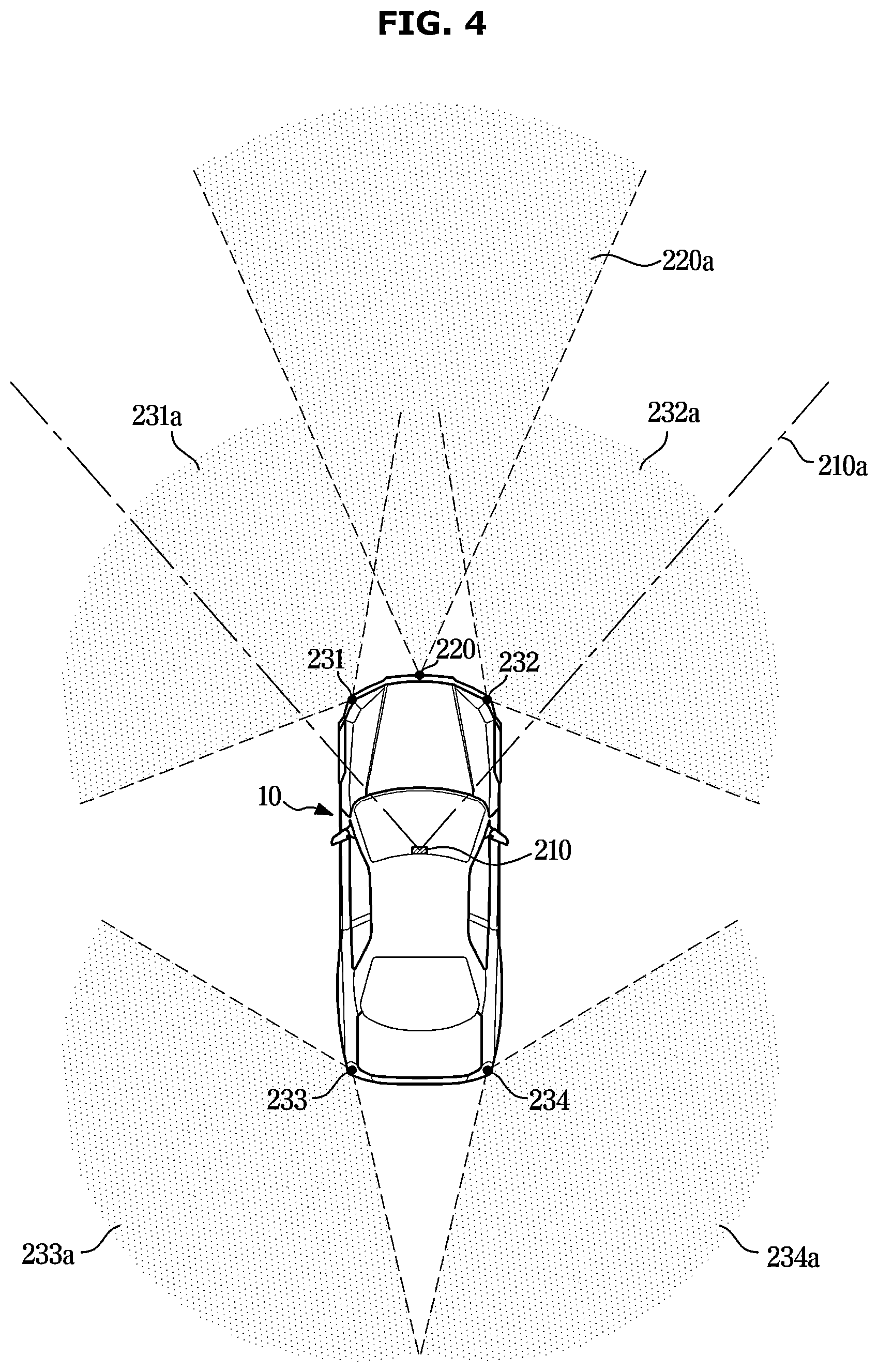 Patent US12567265 Figure 4 – Vehicle, control method thereof and camera monitoring apparatus
