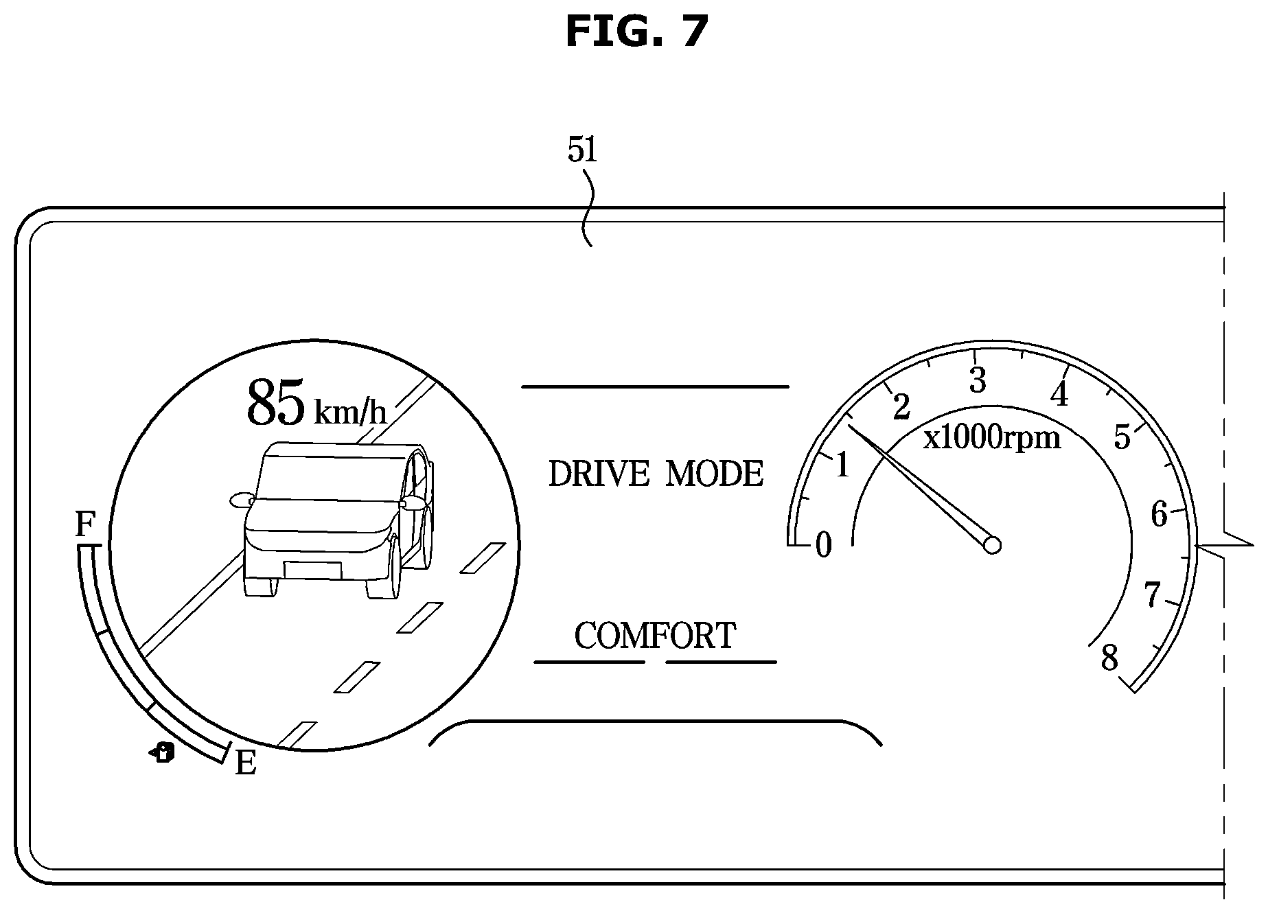 Patent US12567265 Figure 7 – Vehicle, control method thereof and camera monitoring apparatus