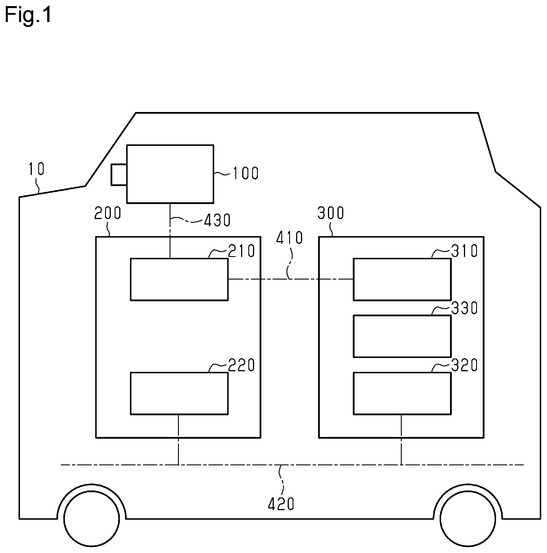Patent US12567289 — Vehicle control system and vehicle control device — Figure 1