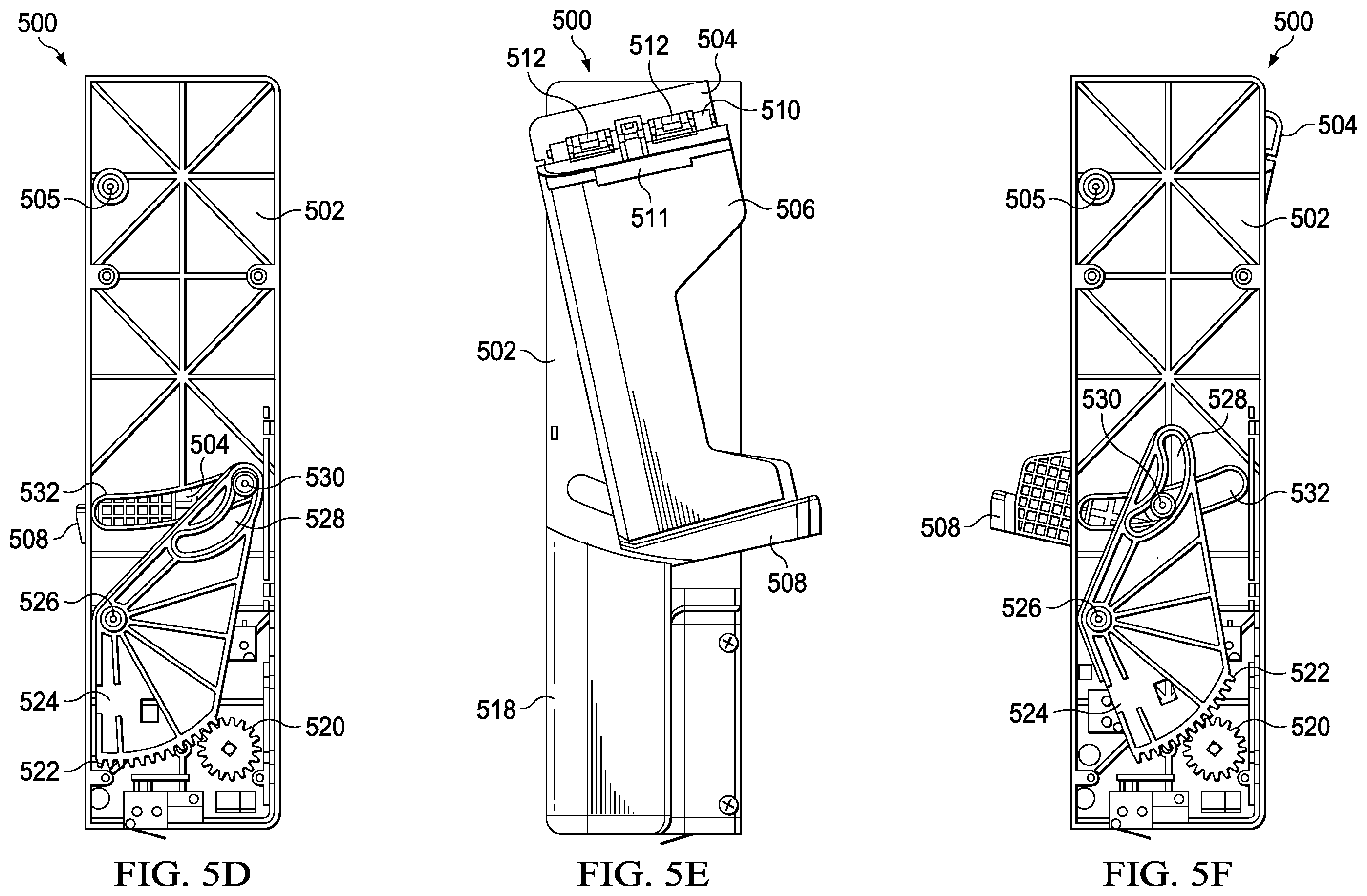 Patent US12567300 Figure 8 – Vending machine product delivery system with variable retrieval speed