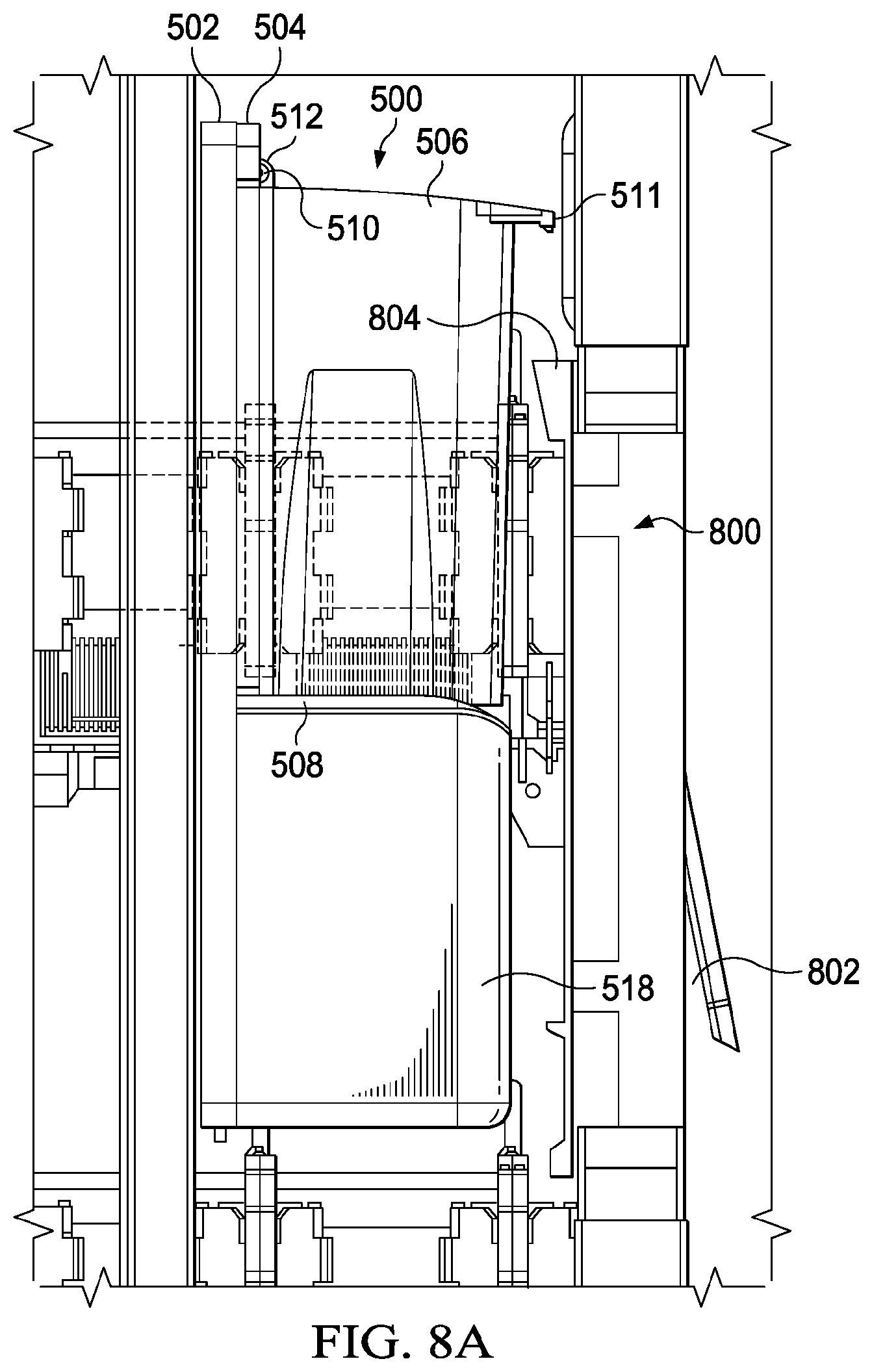 Patent US12567300 Figure 17 – Vending machine product delivery system with variable retrieval speed