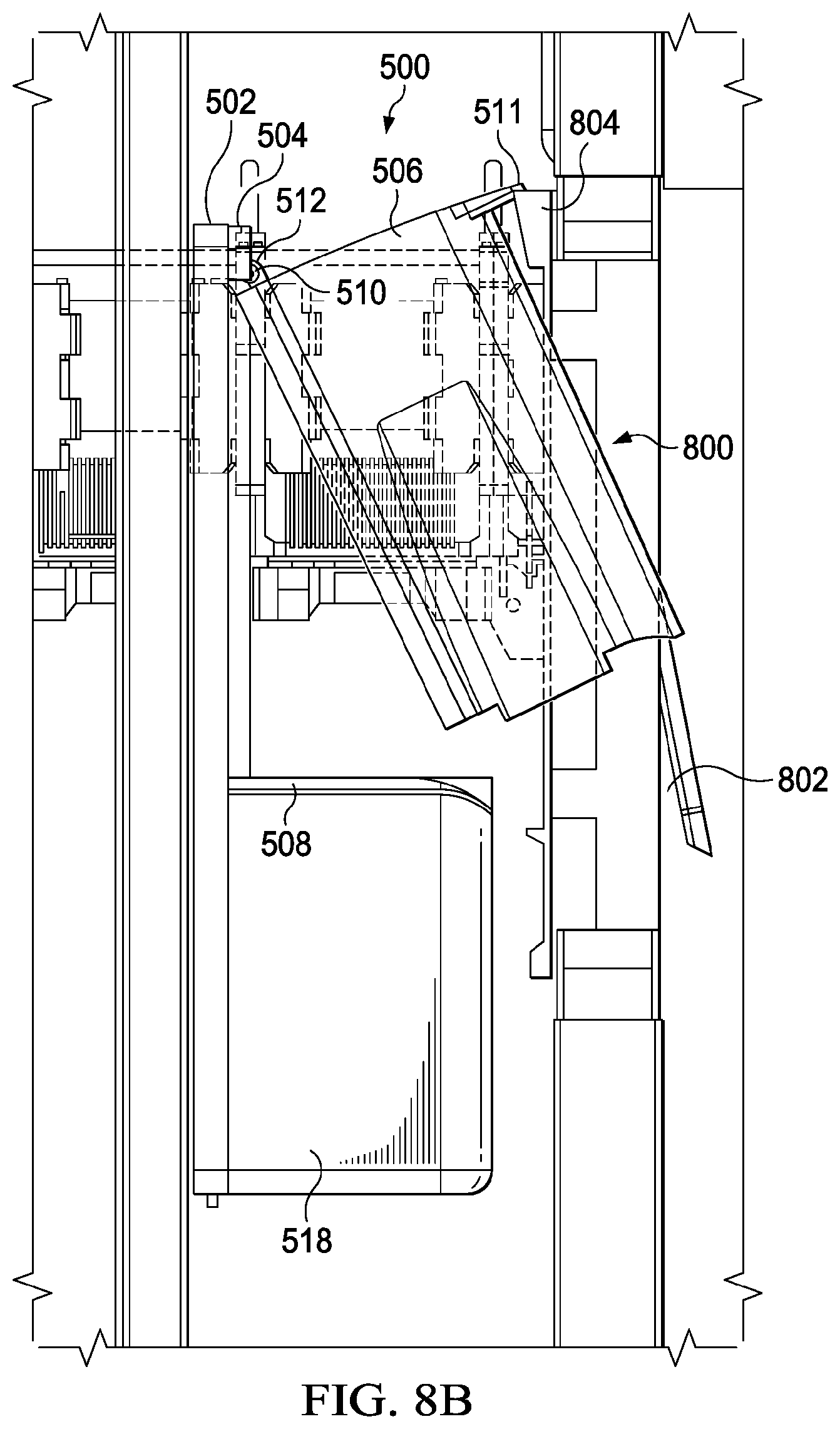 Patent US12567300 Figure 18 – Vending machine product delivery system with variable retrieval speed