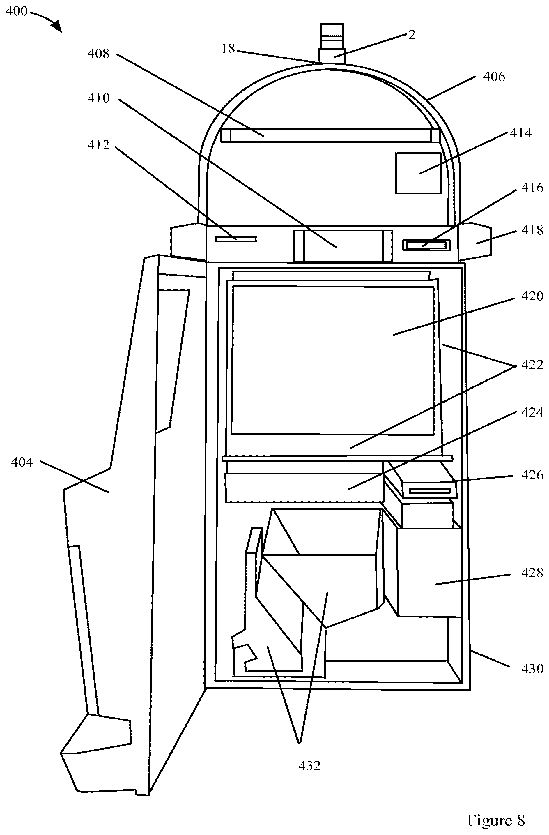 Patent US12567306 Figure 9 – Lottery games on an electronic gaming machine