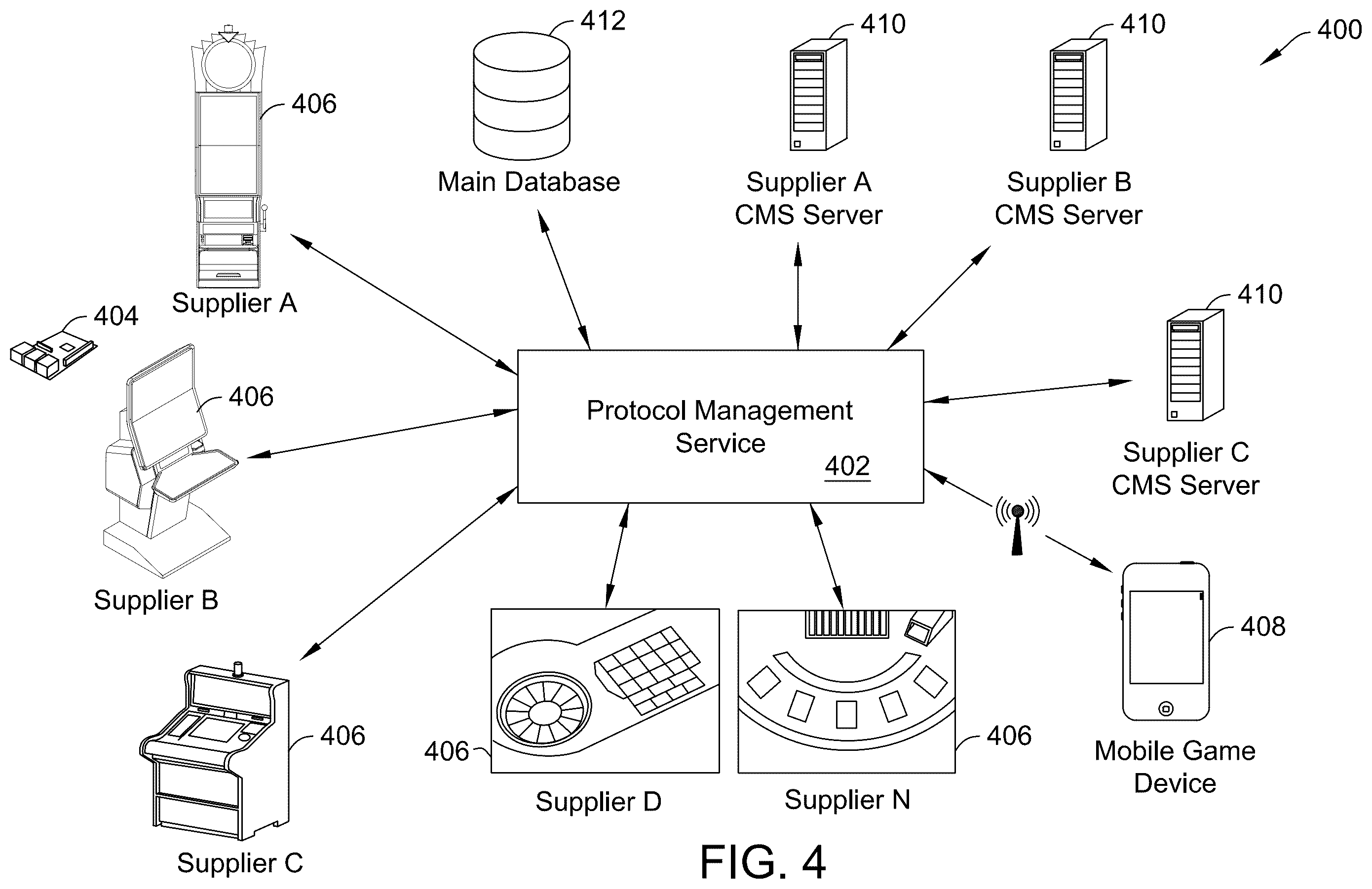 Patent US12567307 Figure 6 – Modular hardware and software platform for selectively providing environmental data of a gaming venue to subscribers