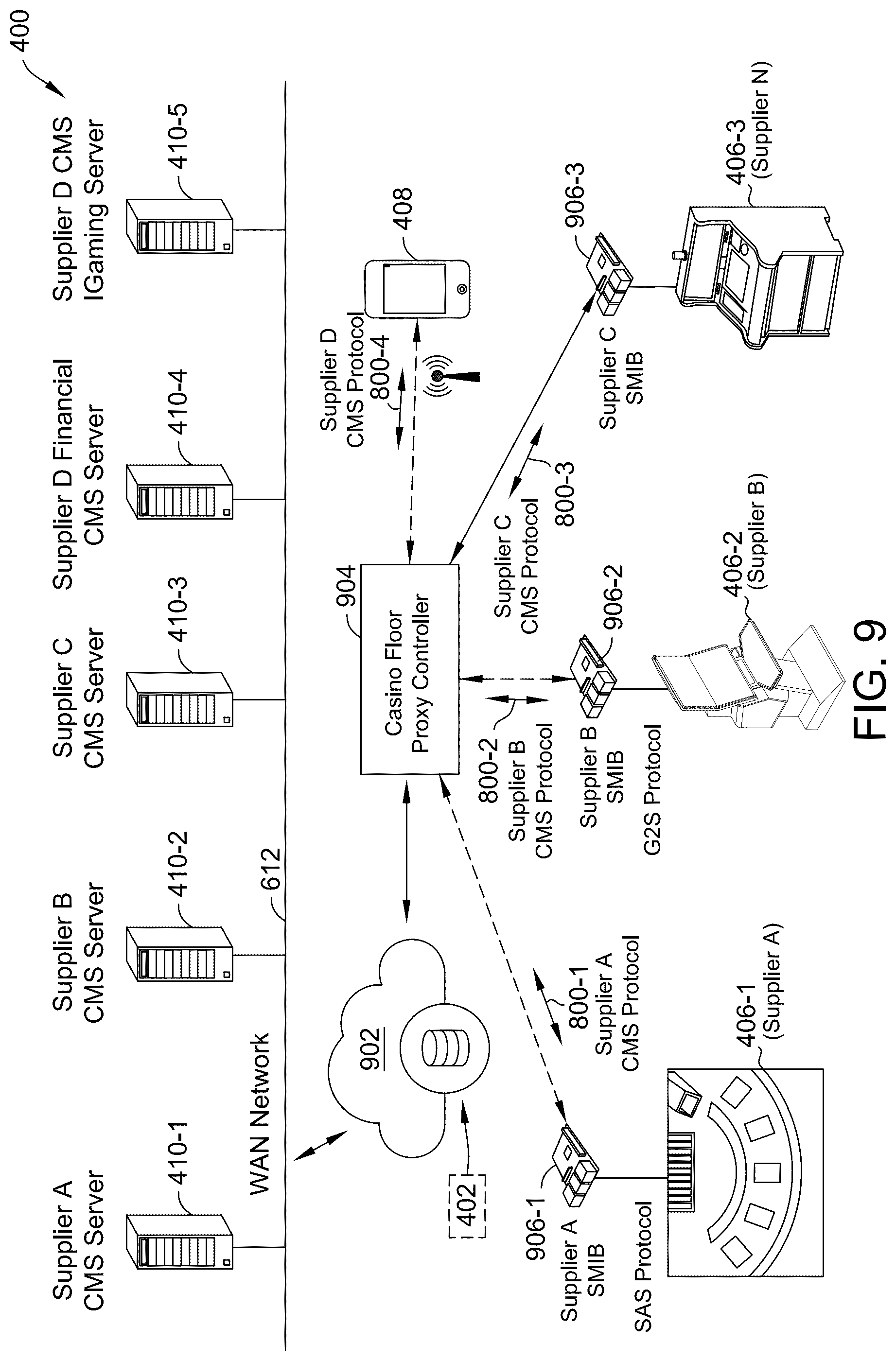Patent US12567307 Figure 11 – Modular hardware and software platform for selectively providing environmental data of a gaming venue to subscribers