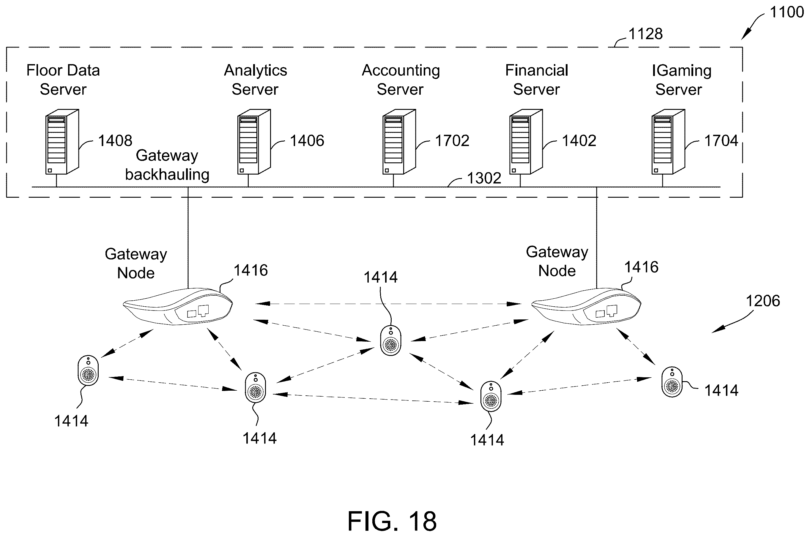 Patent US12567307 Figure 20 – Modular hardware and software platform for selectively providing environmental data of a gaming venue to subscribers