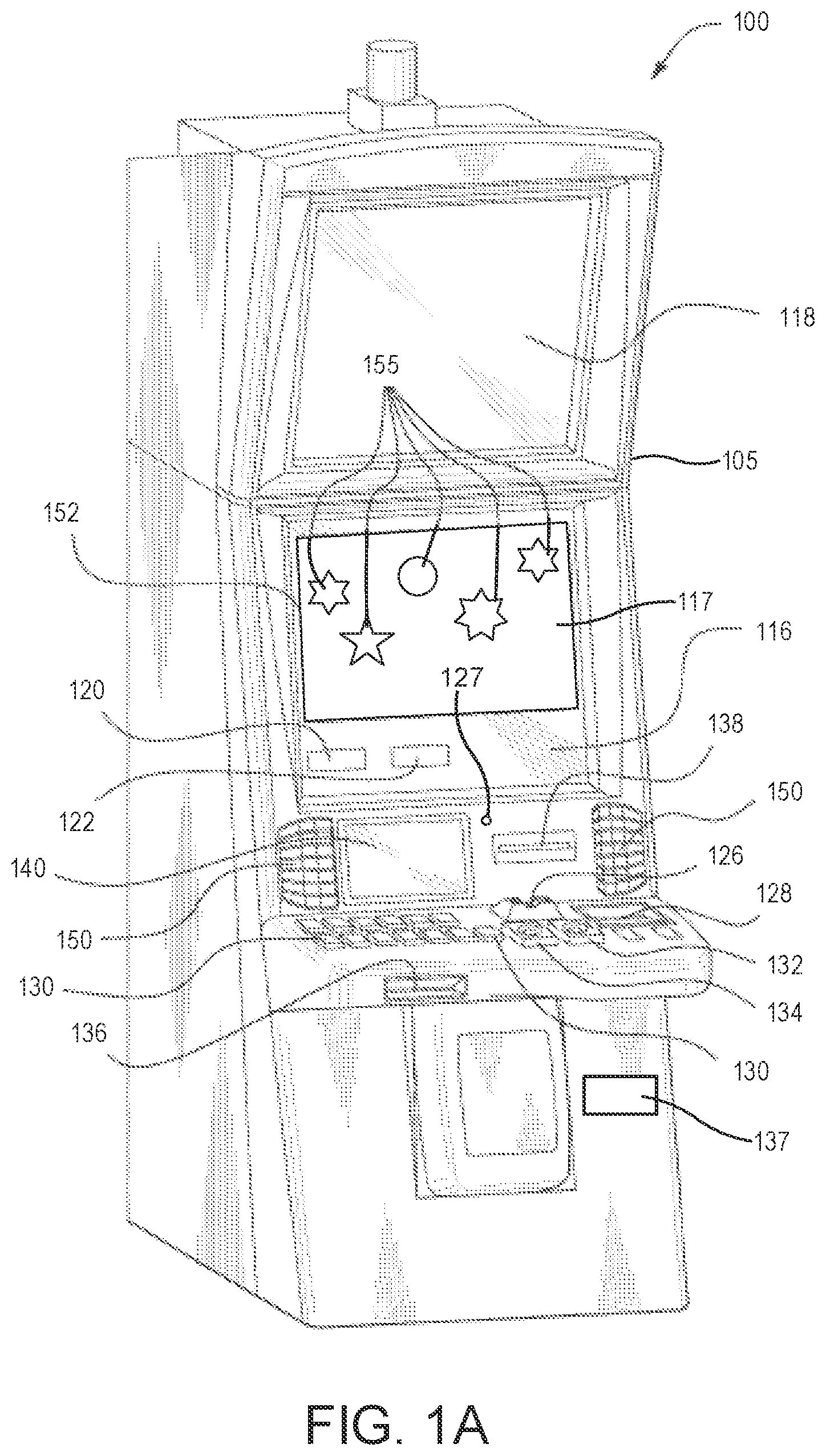 Patent US12567310 Figure 1 – Skill-based prize levels for bonus prize awards