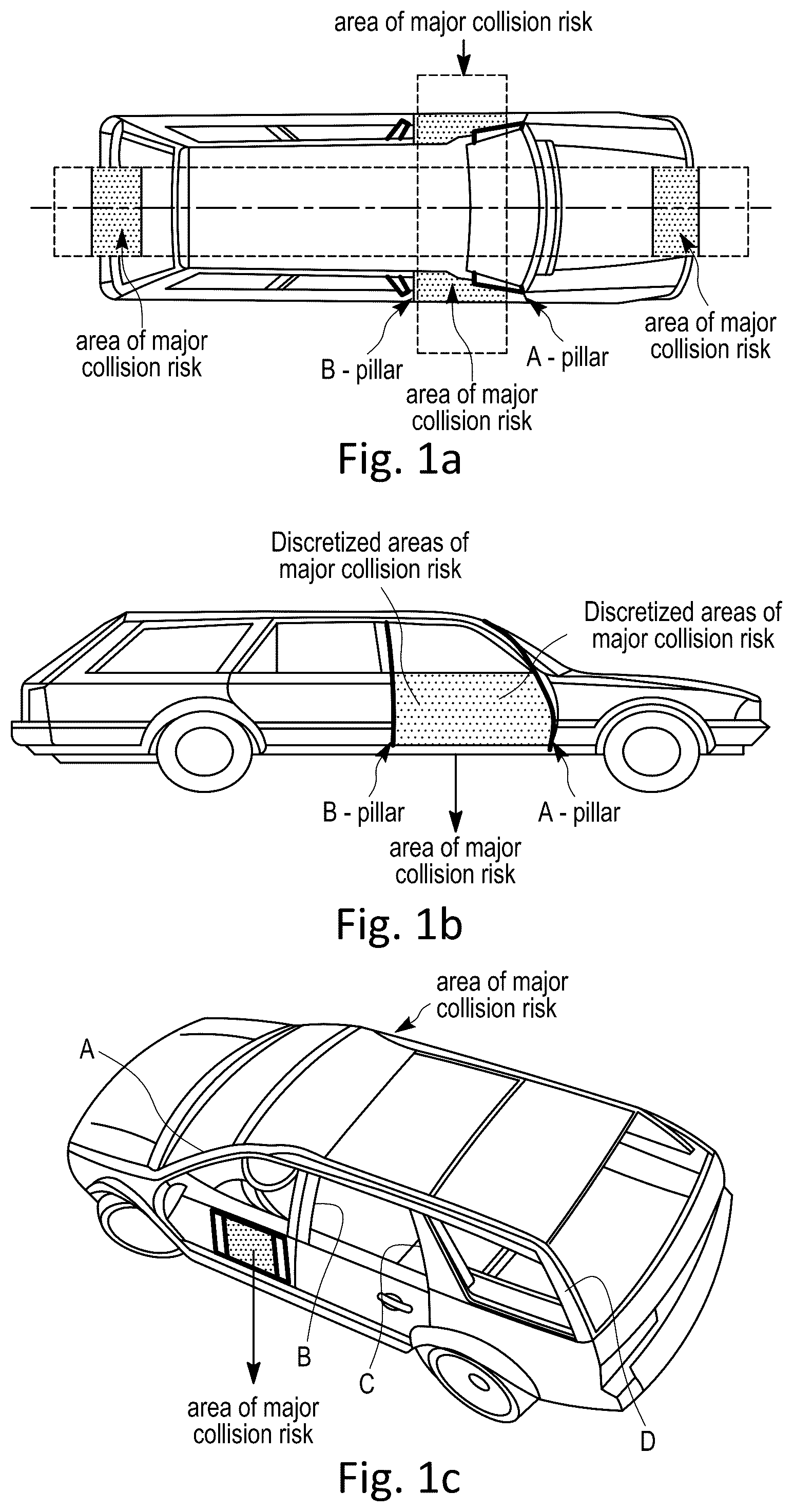 Patent US12567332 Figure 1 – Method of collision point calculation and emergency brake assist deceleration based on the method of collision point calculation