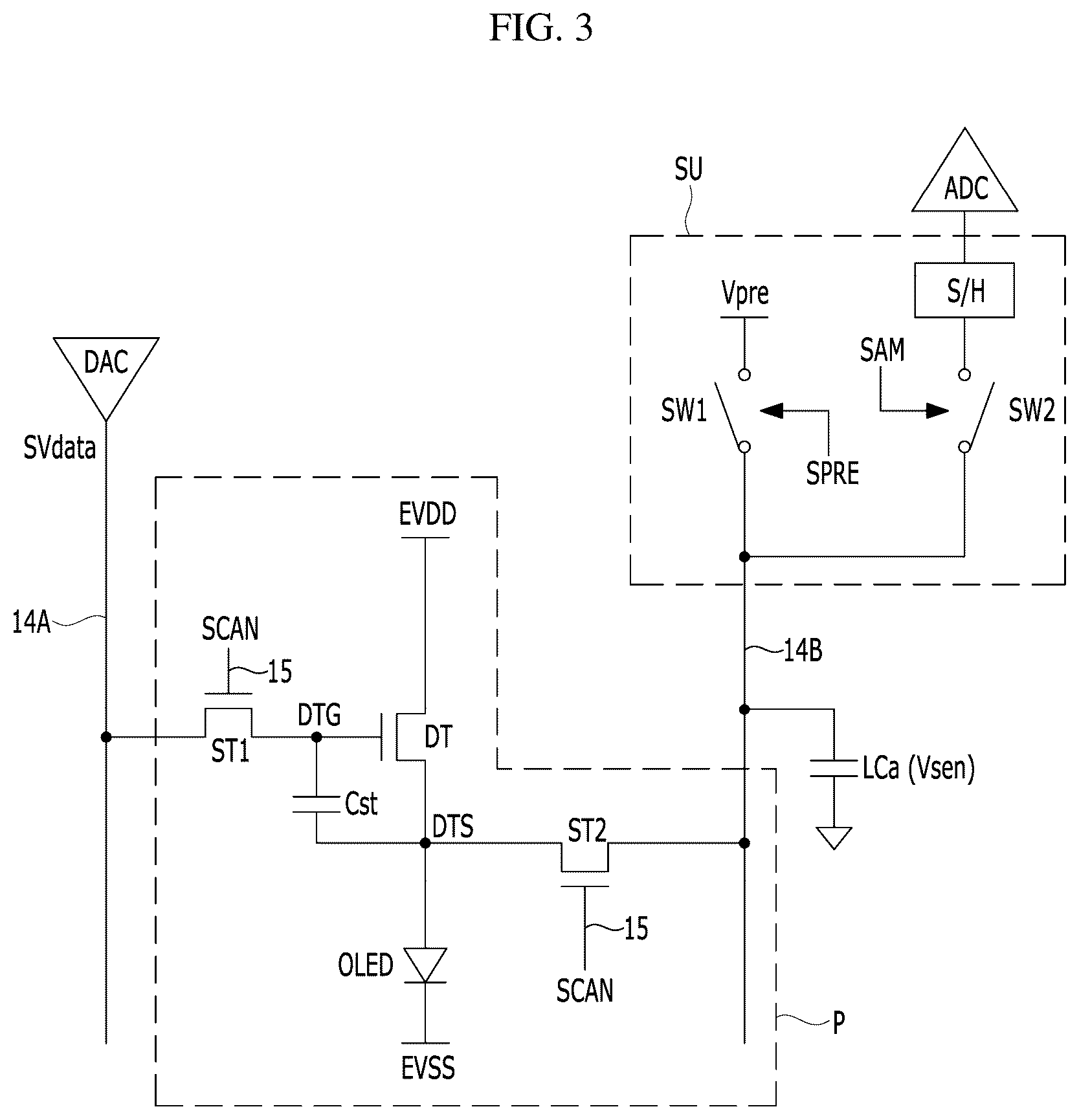 Patent US12567356 Figure 3 – Driving device and driving method of electroluminescence display apparatus