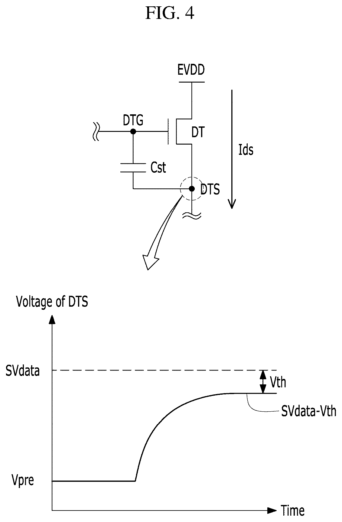 Patent US12567356 Figure 4 – Driving device and driving method of electroluminescence display apparatus