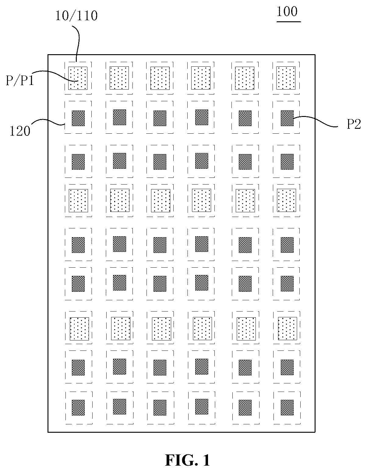 Patent US12567358 Figure 1 – Display panel and display device