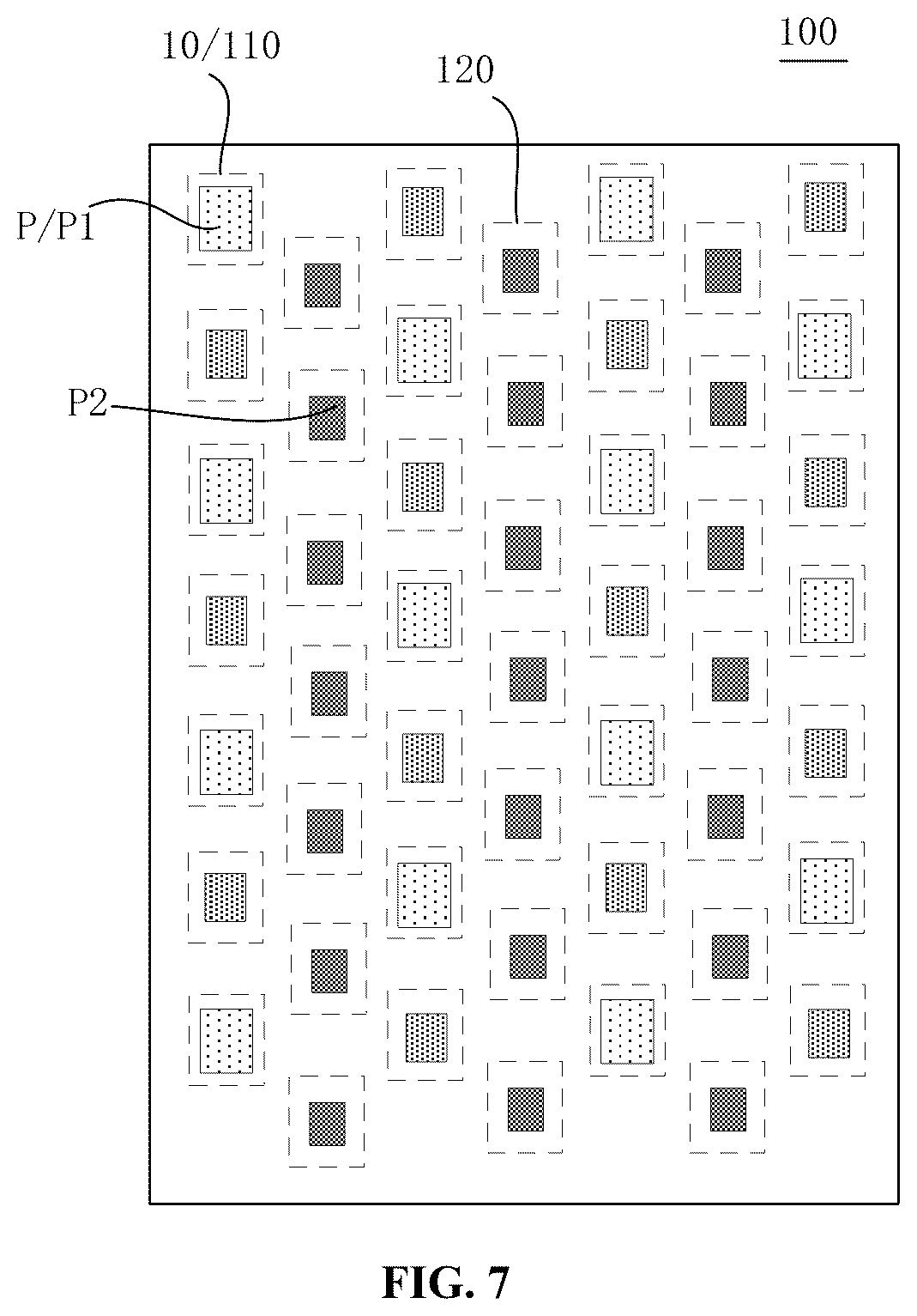 Patent US12567358 Figure 7 – Display panel and display device
