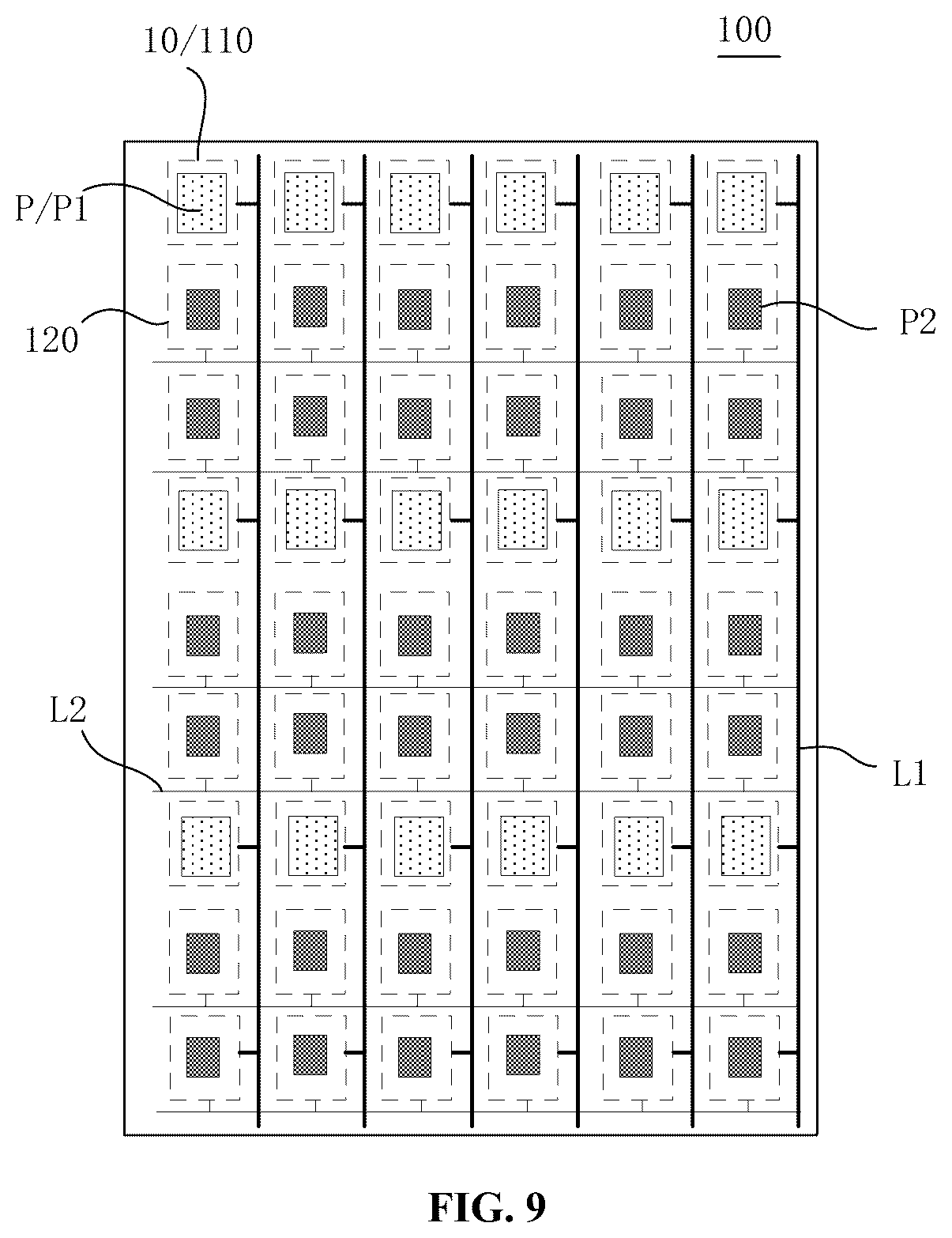 Patent US12567358 Figure 9 – Display panel and display device