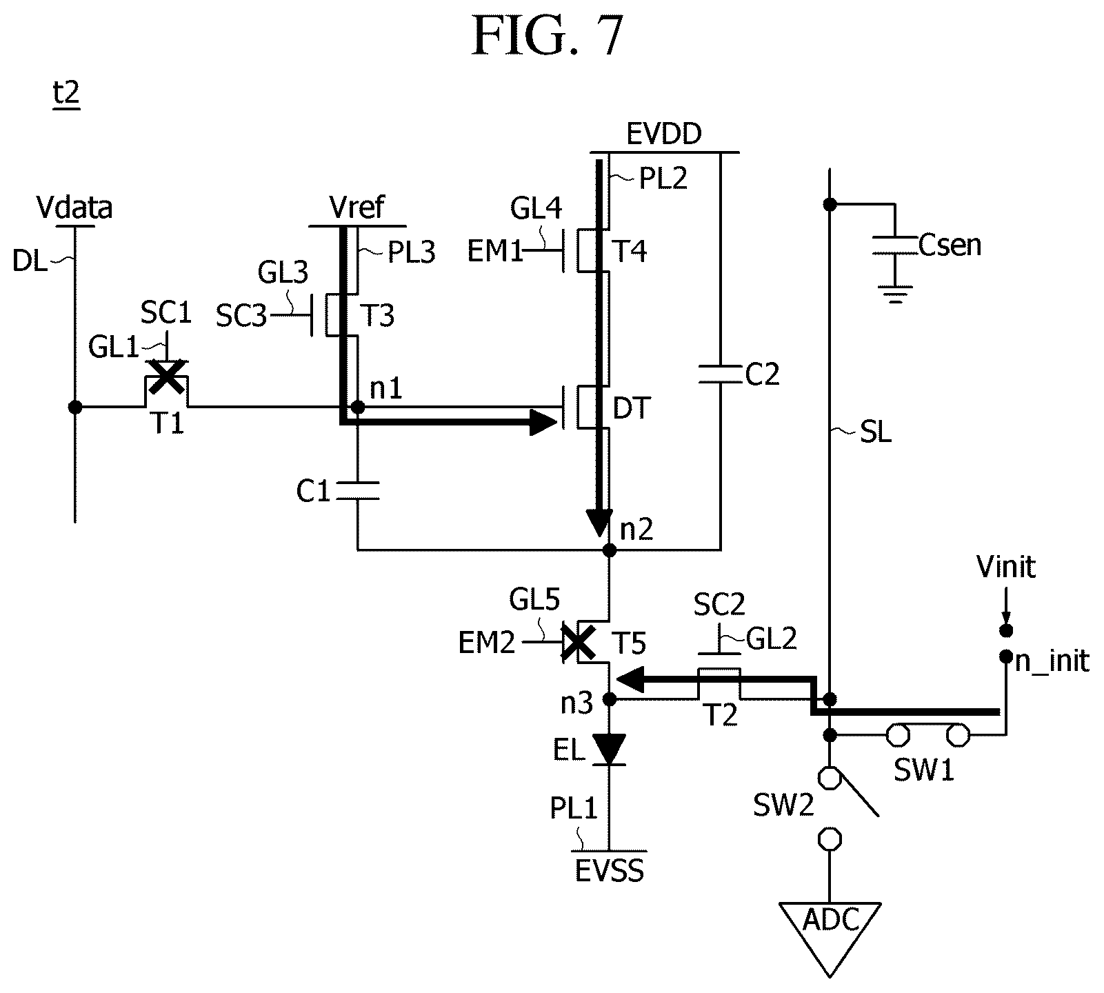 Patent US12567367 Figure 6 – Display device and pixel sensing method thereof