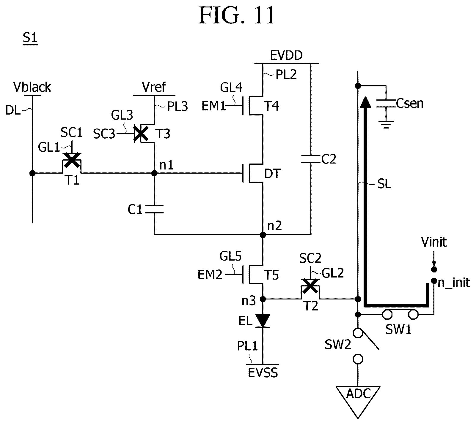 Patent US12567367 Figure 10 – Display device and pixel sensing method thereof
