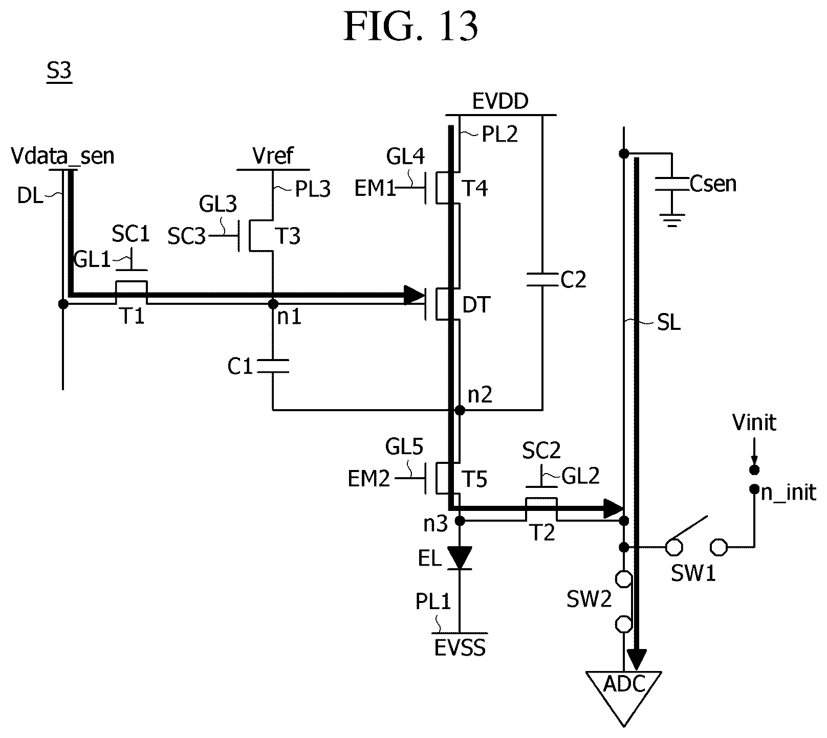 Patent US12567367 Figure 12 – Display device and pixel sensing method thereof