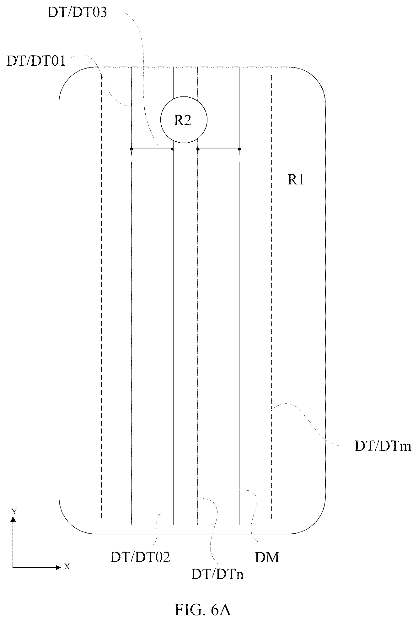 Patent US12567369 Figure 6 – Display panel including dummy lines and display device including the display panel