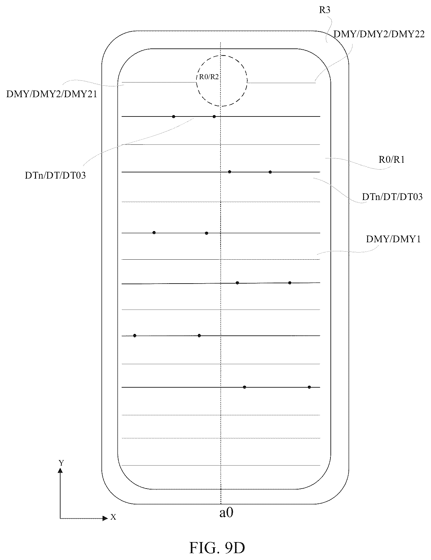 Patent US12567369 Figure 15 – Display panel including dummy lines and display device including the display panel