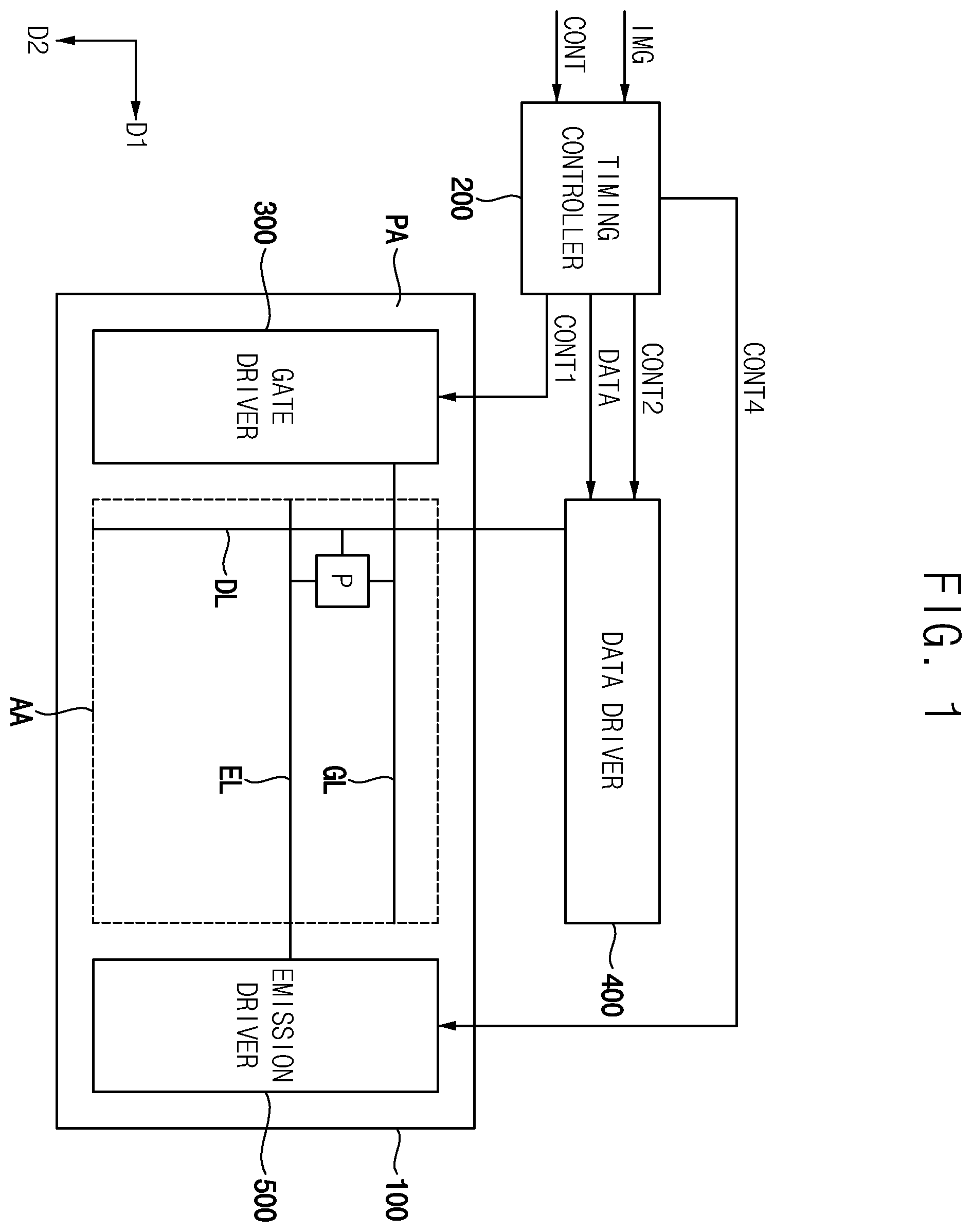 Patent US12567373 — Pixel circuit and display device including the same — Figure 1