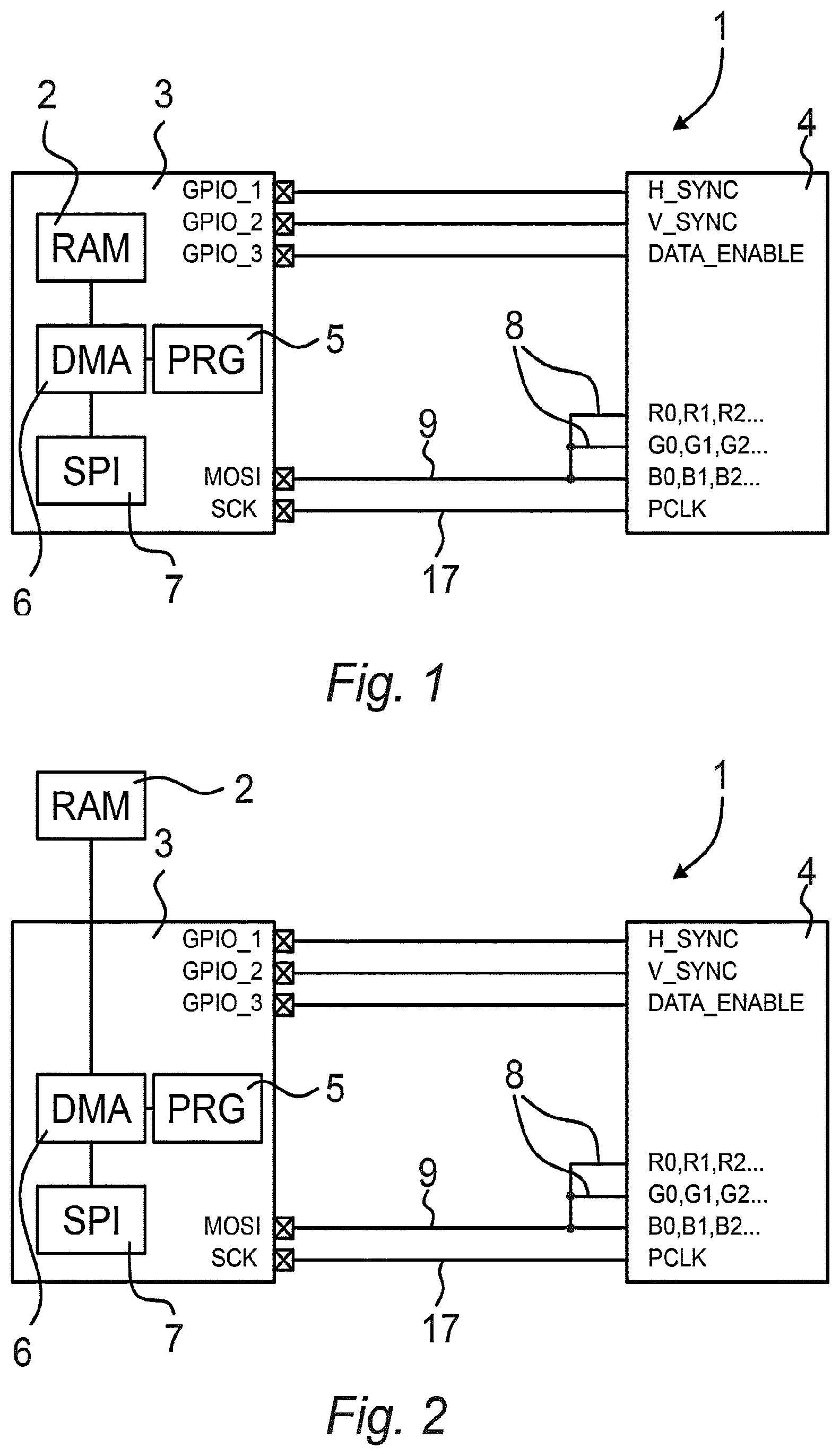 Patent US12567388 Figure 1 – Method for controlling active matrix displays, corresponding controller, and computer program product