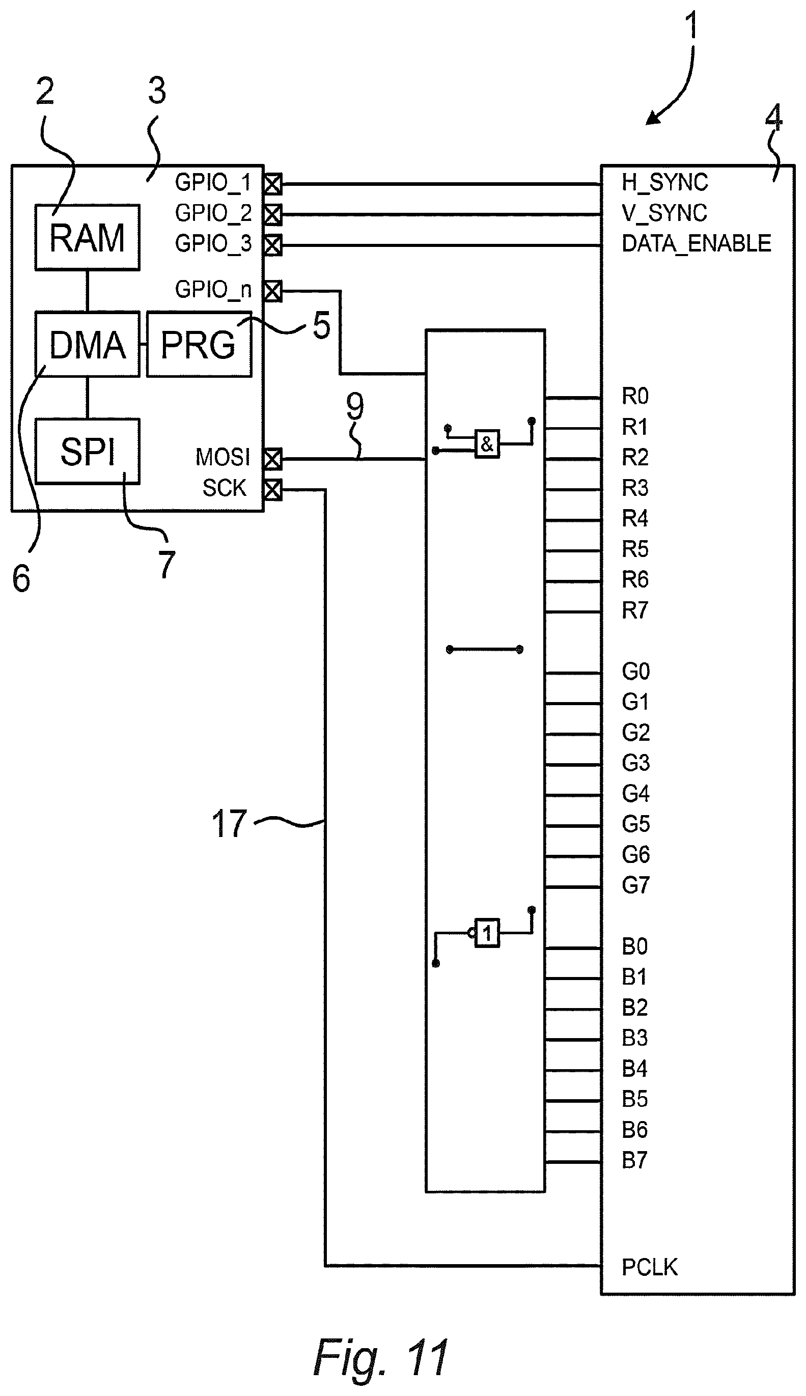Patent US12567388 Figure 7 – Method for controlling active matrix displays, corresponding controller, and computer program product