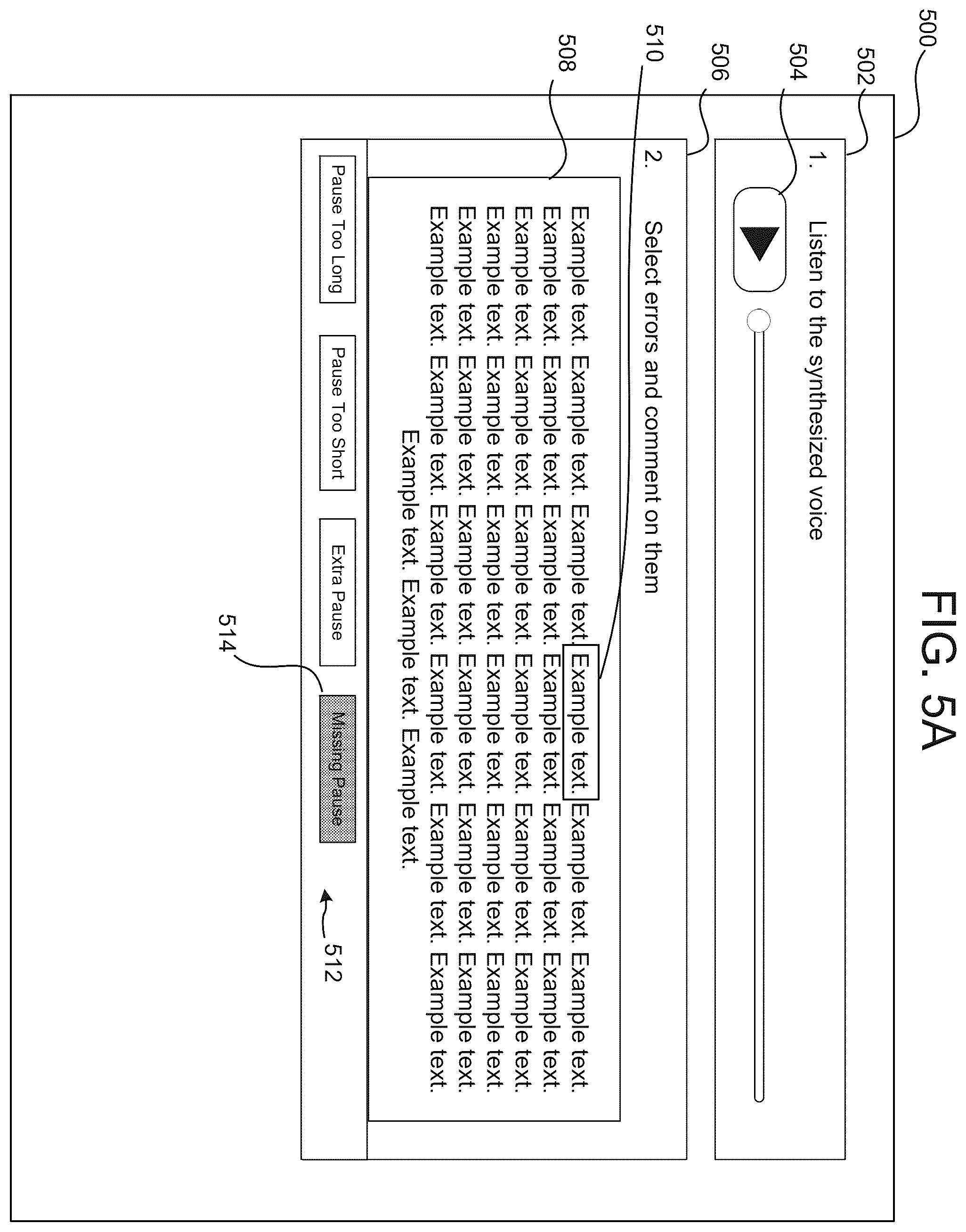 Patent US12567400 Figure 7 – Annotated synthesized speech data