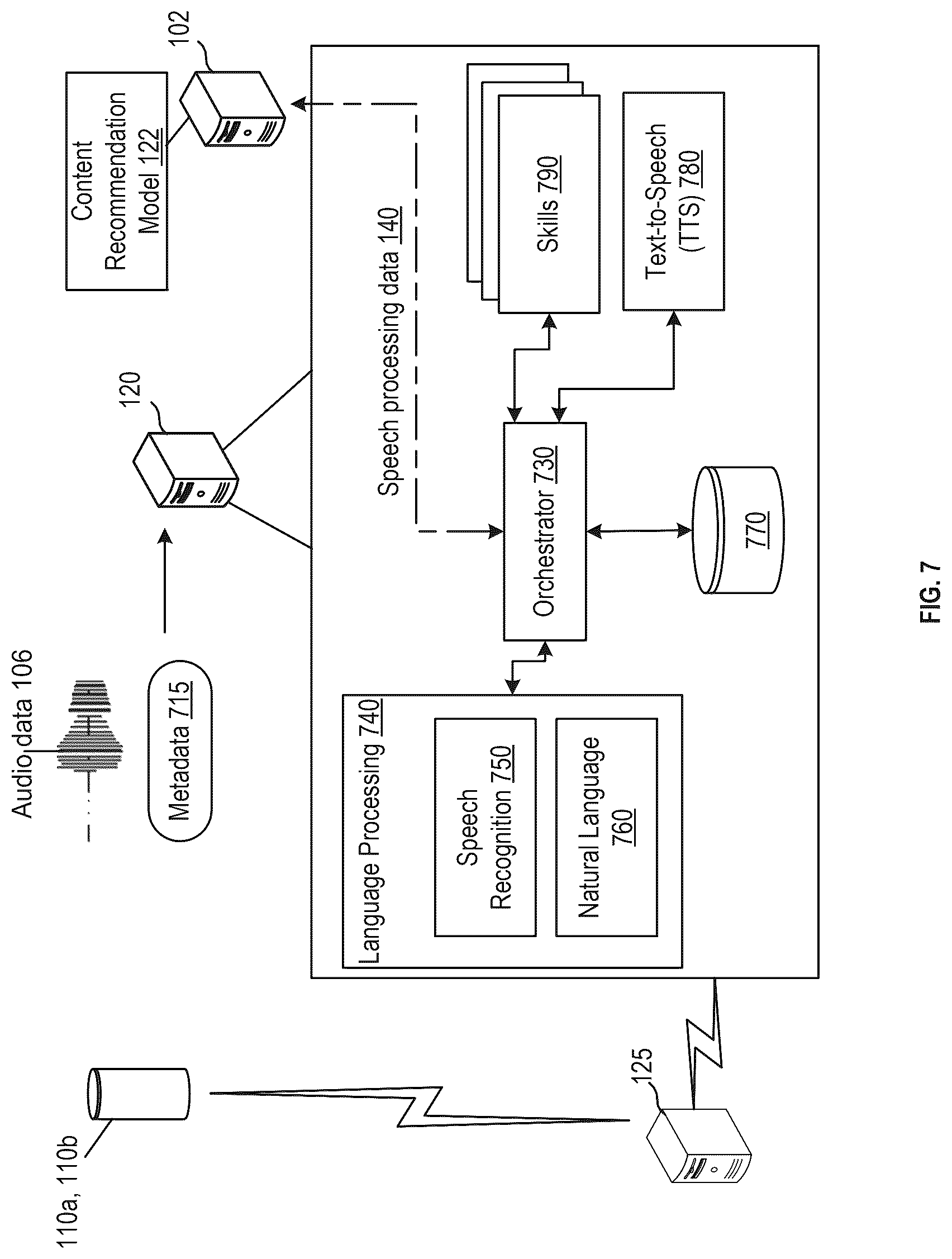 Patent US12567416 Figure 8 – Ambient device state content display