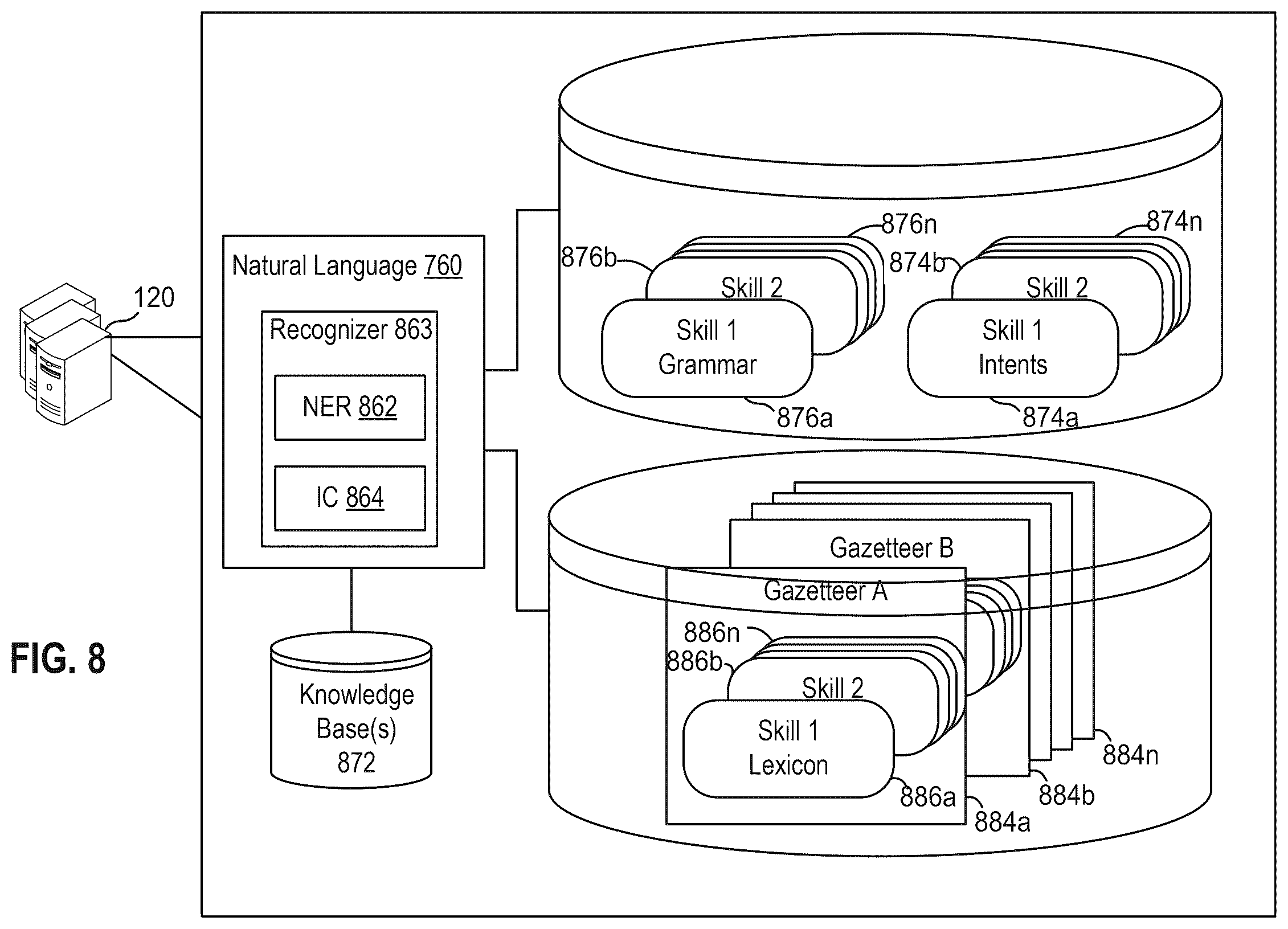 Patent US12567416 Figure 9 – Ambient device state content display