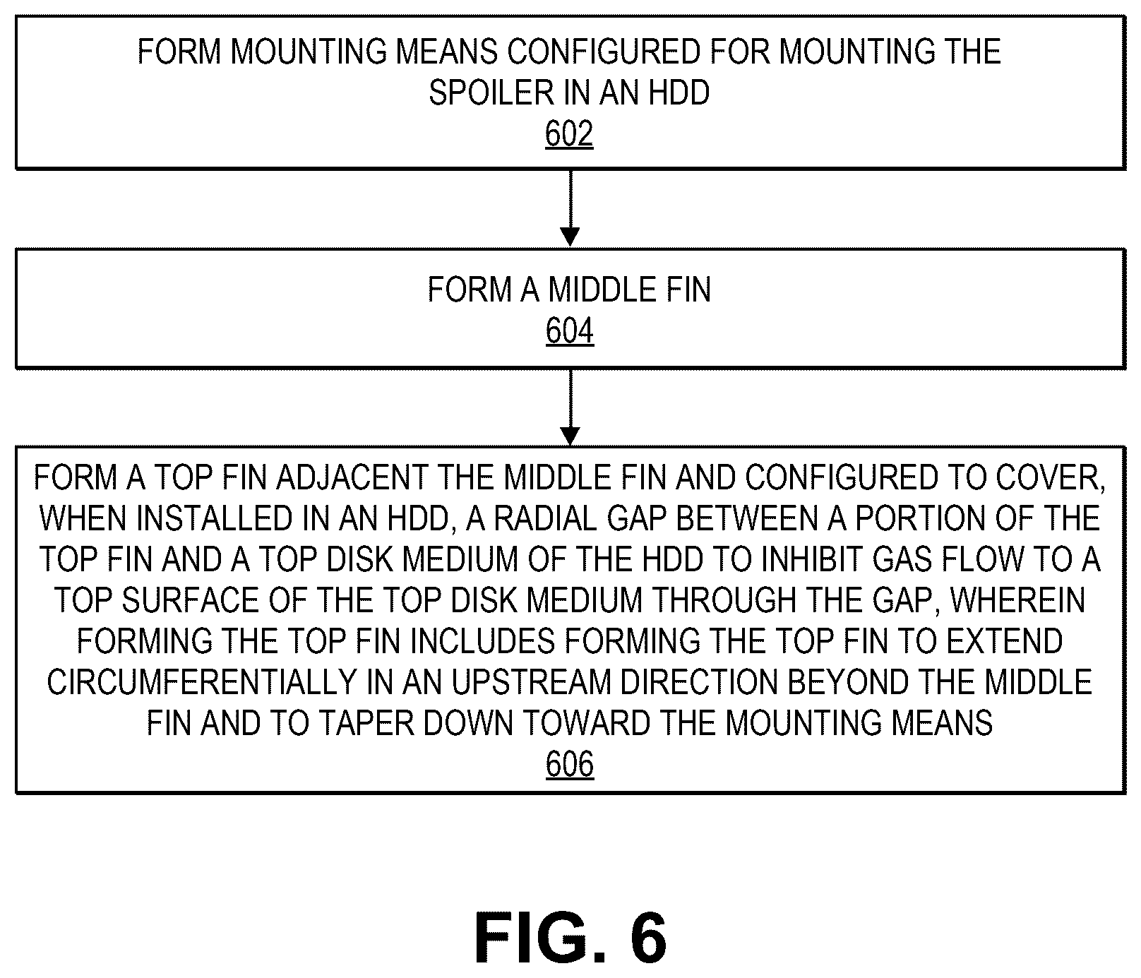 Patent US12567447 Figure 9 – Hard disk drive spoiler with top disk flow mitigation