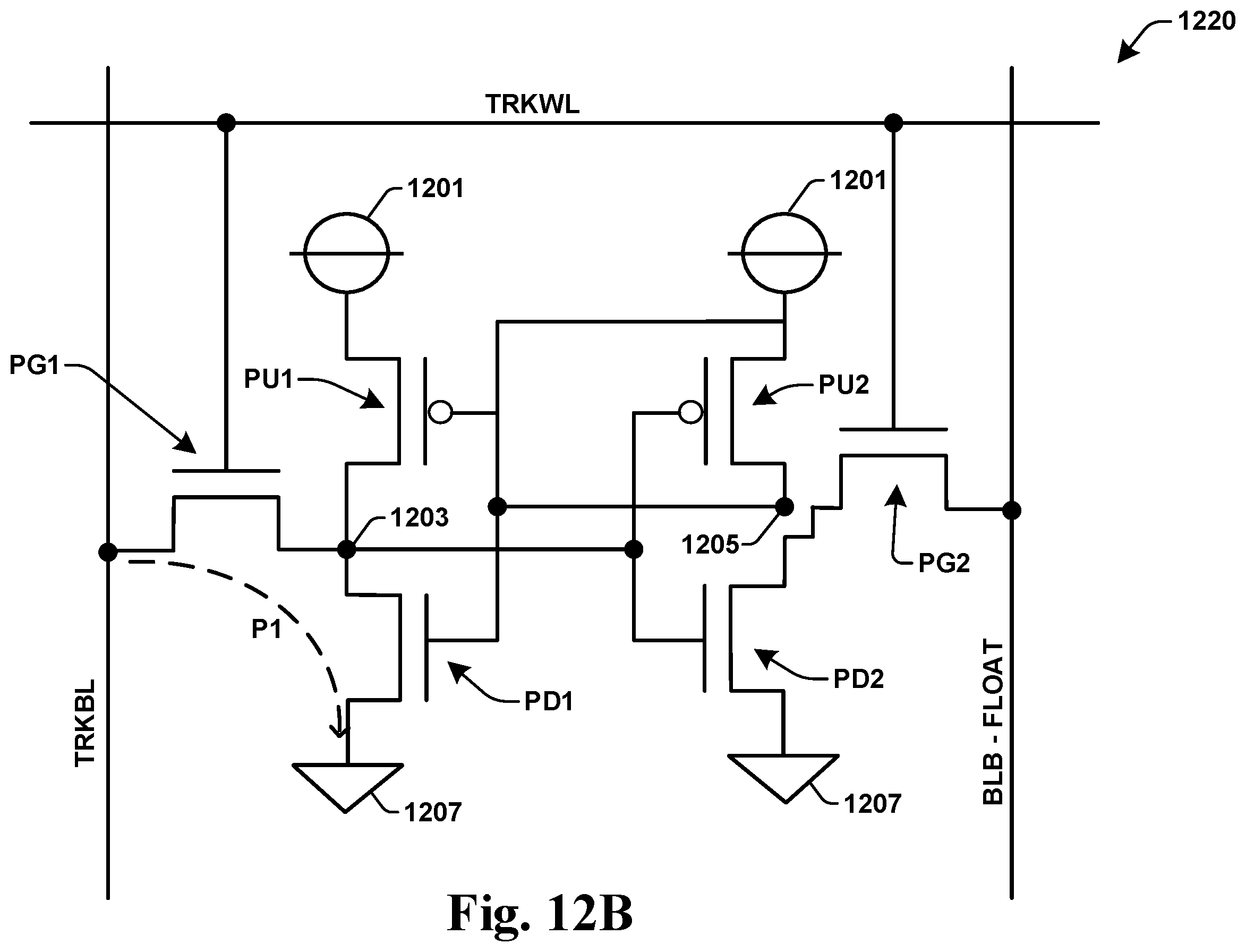 Patent US12567460 Figure 9 – Tracking worst case memory cells by suppressing tracking wordline voltage