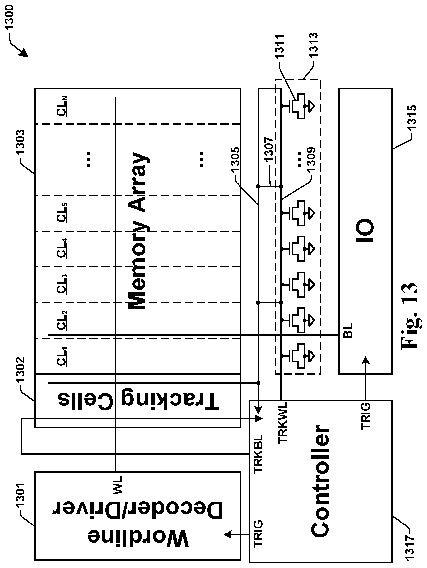 Patent US12567460 Figure 10 – Tracking worst case memory cells by suppressing tracking wordline voltage