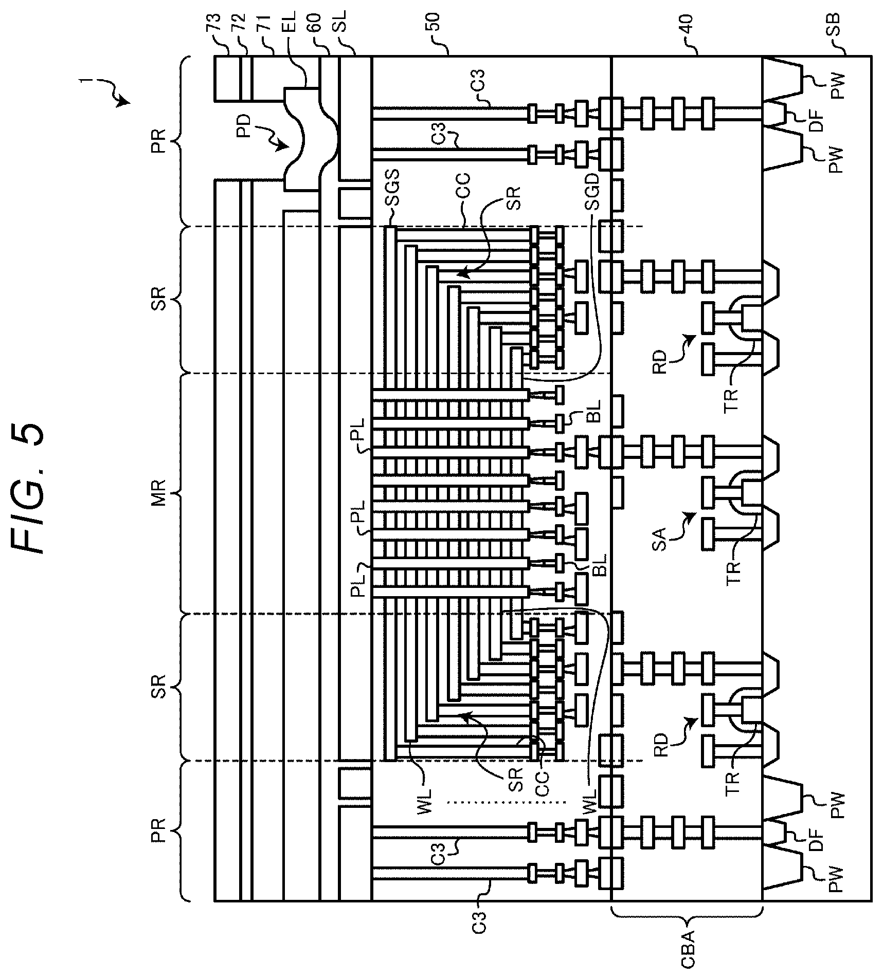 Patent US12567465 Figure 5 – Semiconductor device