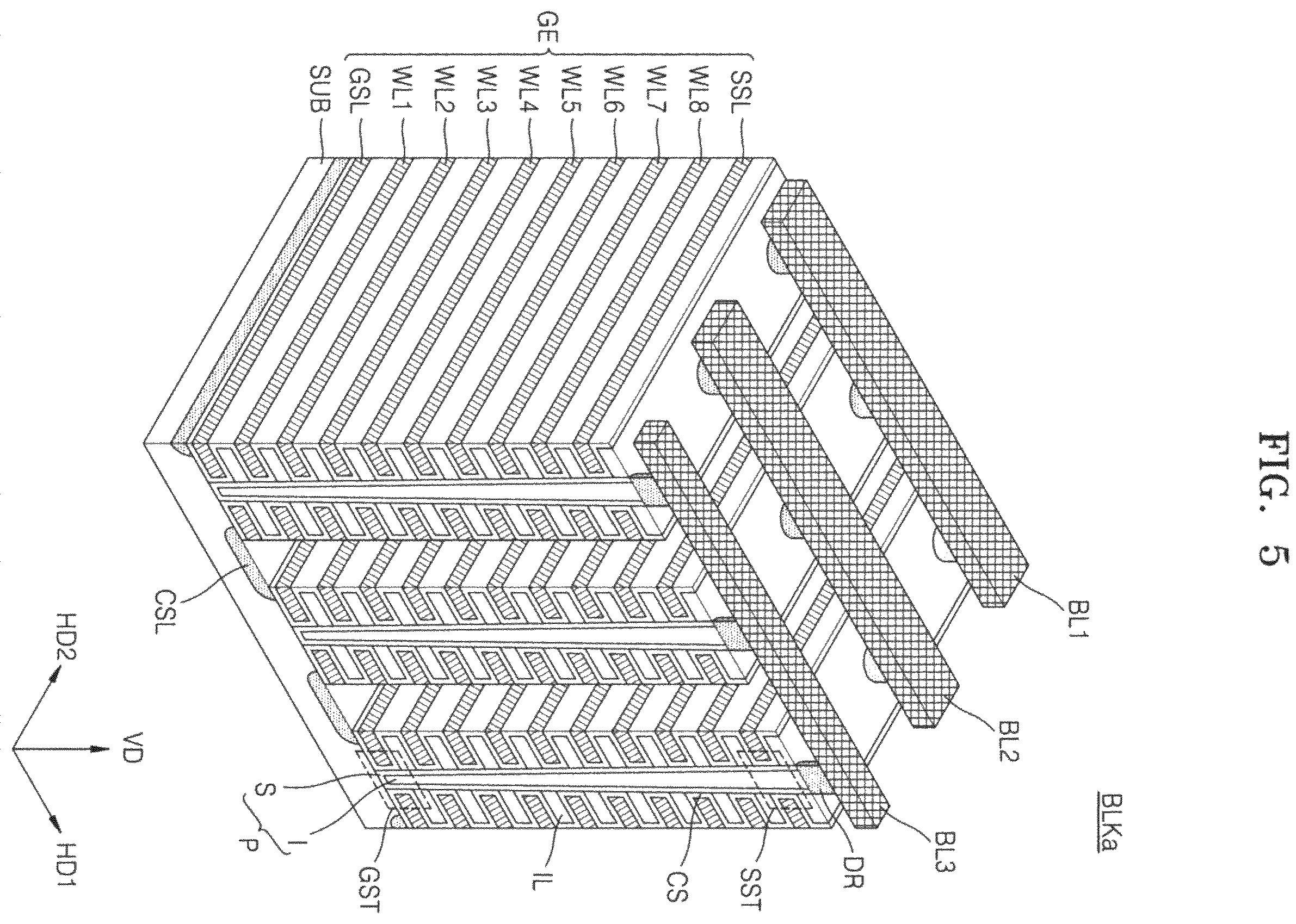 Patent US12567467 Figure 5 – Memory device and operating method thereof