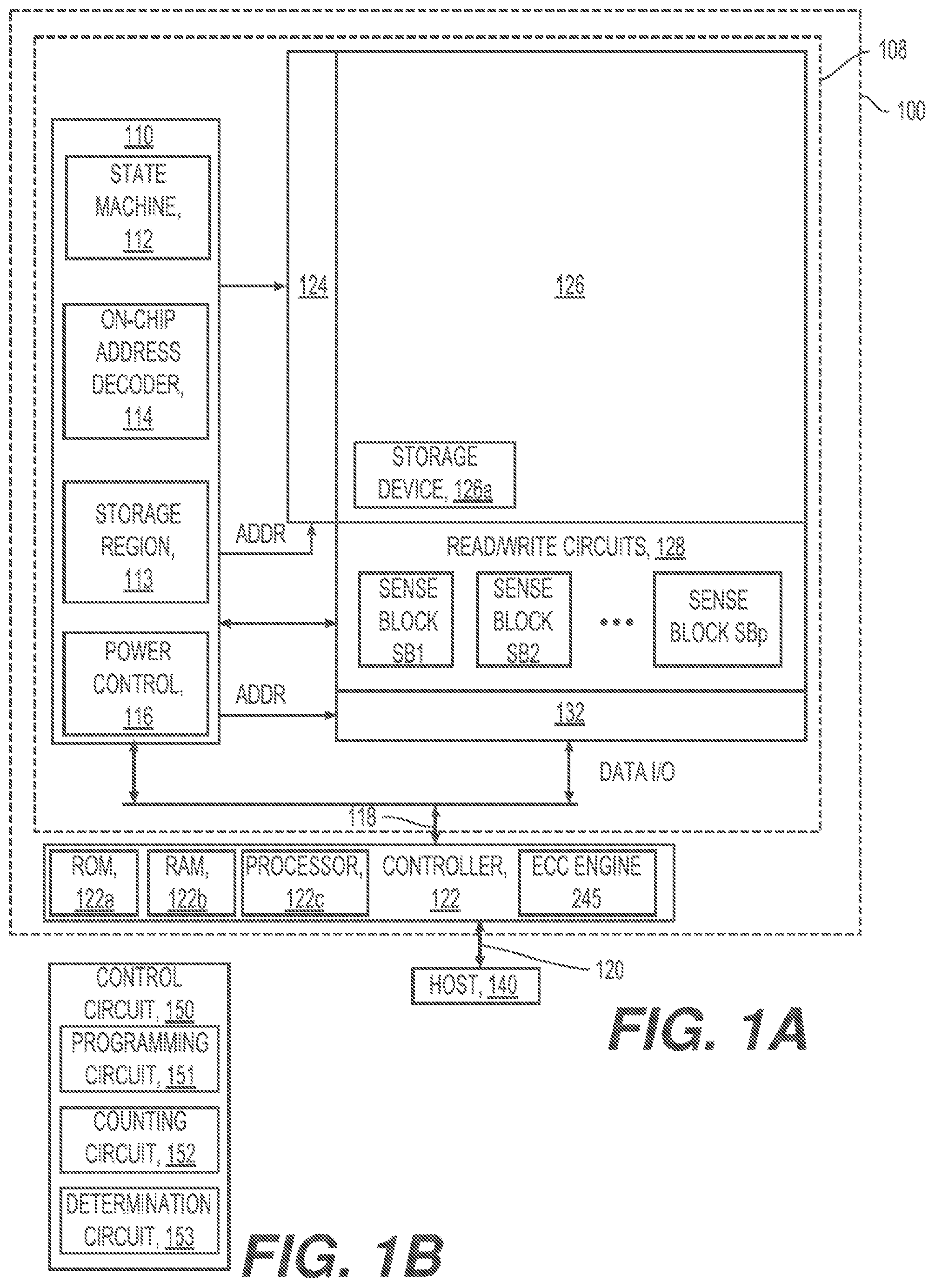 Patent US12567471 — Regular transistor threshold voltage refresh for semi-circle drain side select gates — Figure 1