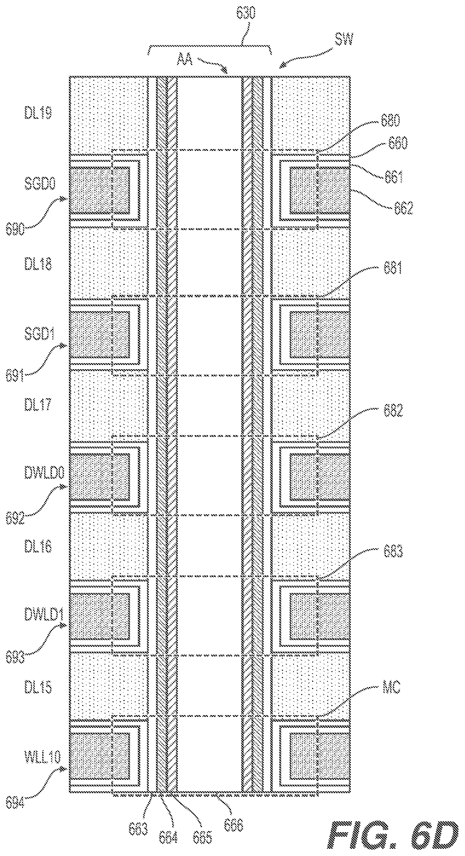 Patent US12567471 Figure 9 – Regular transistor threshold voltage refresh for semi-circle drain side select gates