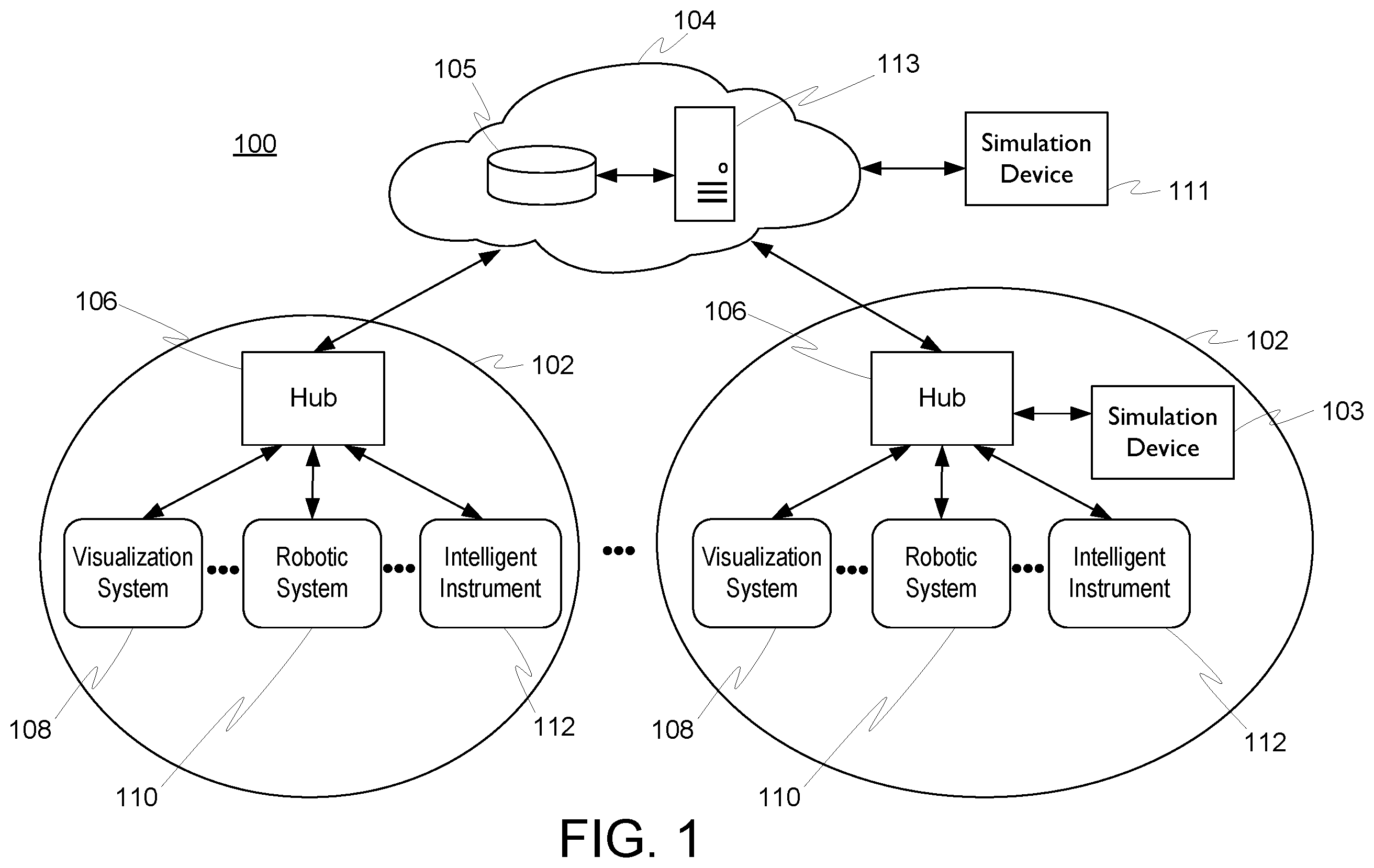 Patent US12567506 Figure 1 – Simulation-based surgical procedure planning system