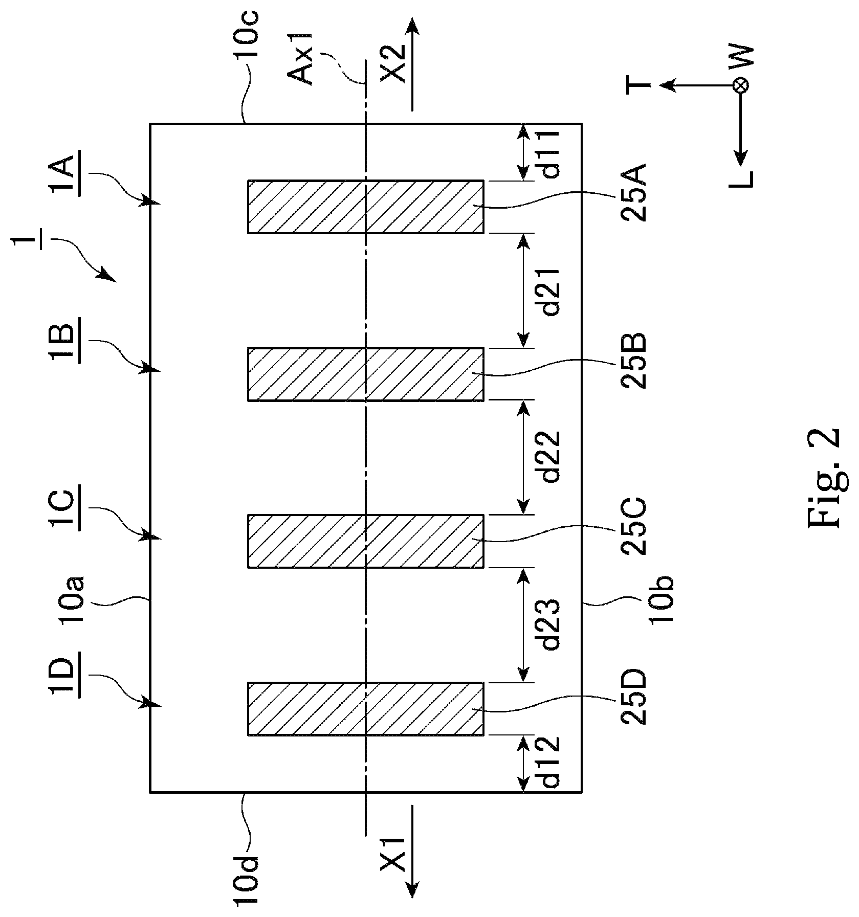 Patent US12567534 Figure 2 – Inductor array