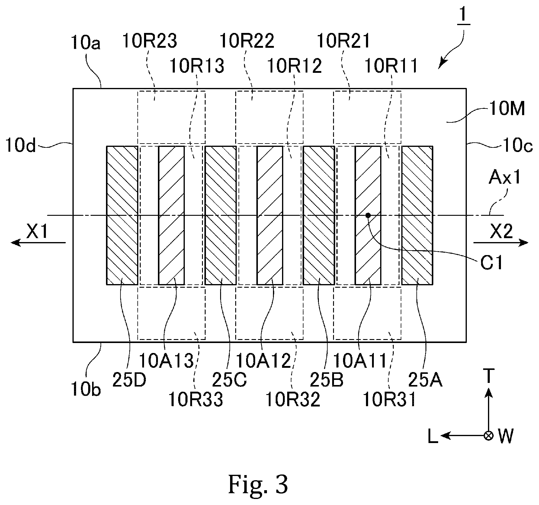 Patent US12567534 Figure 3 – Inductor array