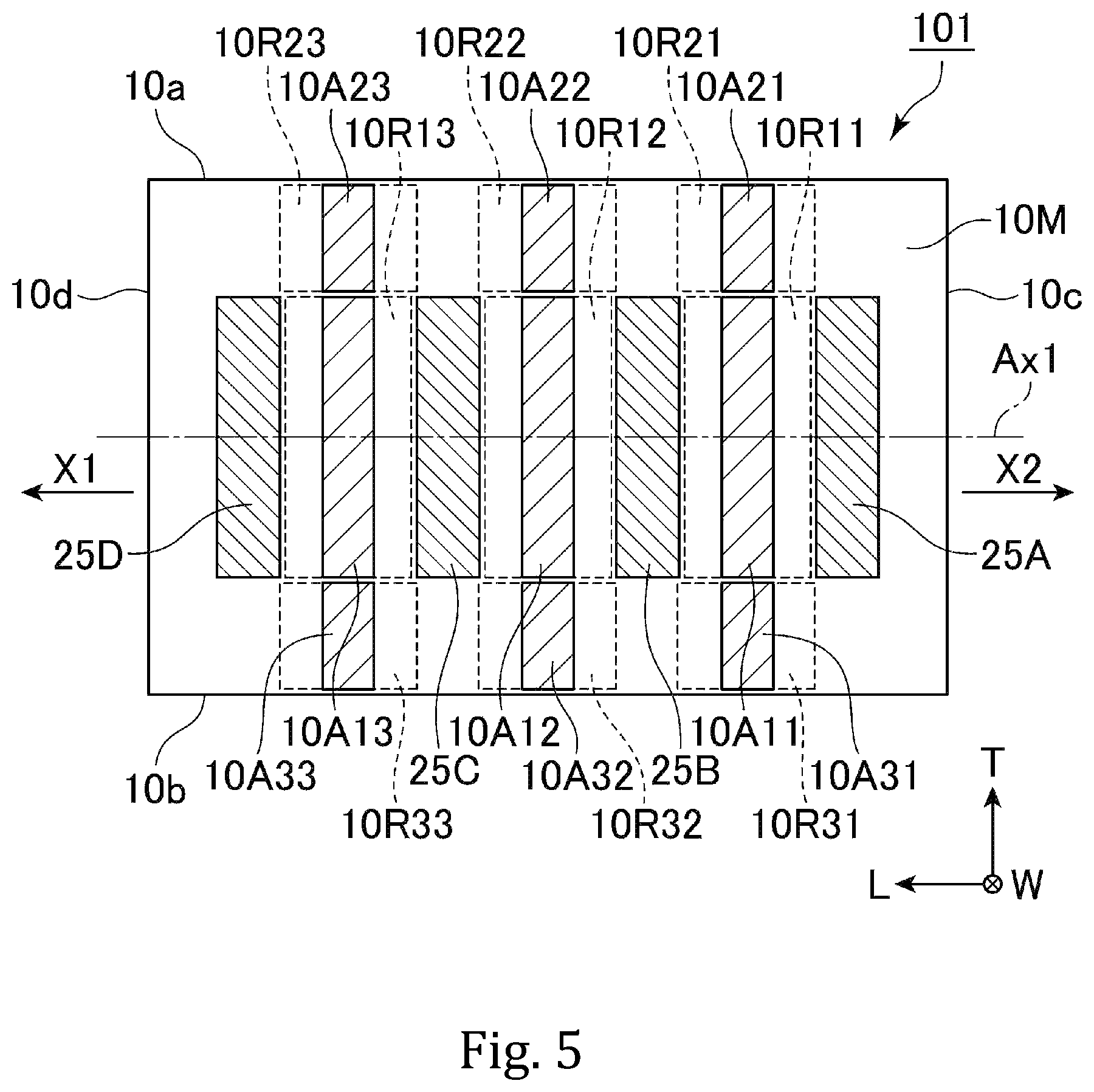Patent US12567534 Figure 5 – Inductor array